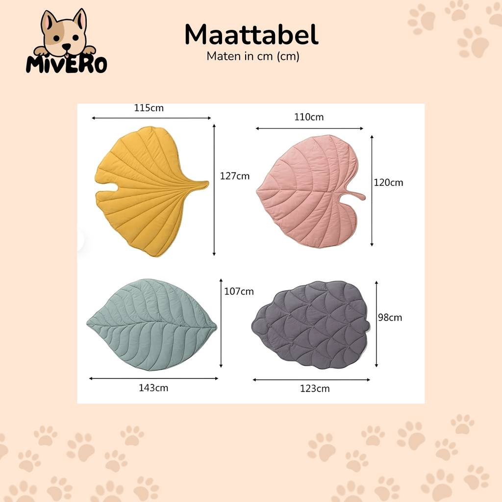 NatureNap - Reversible Pluche Huisdiermat - Mivero