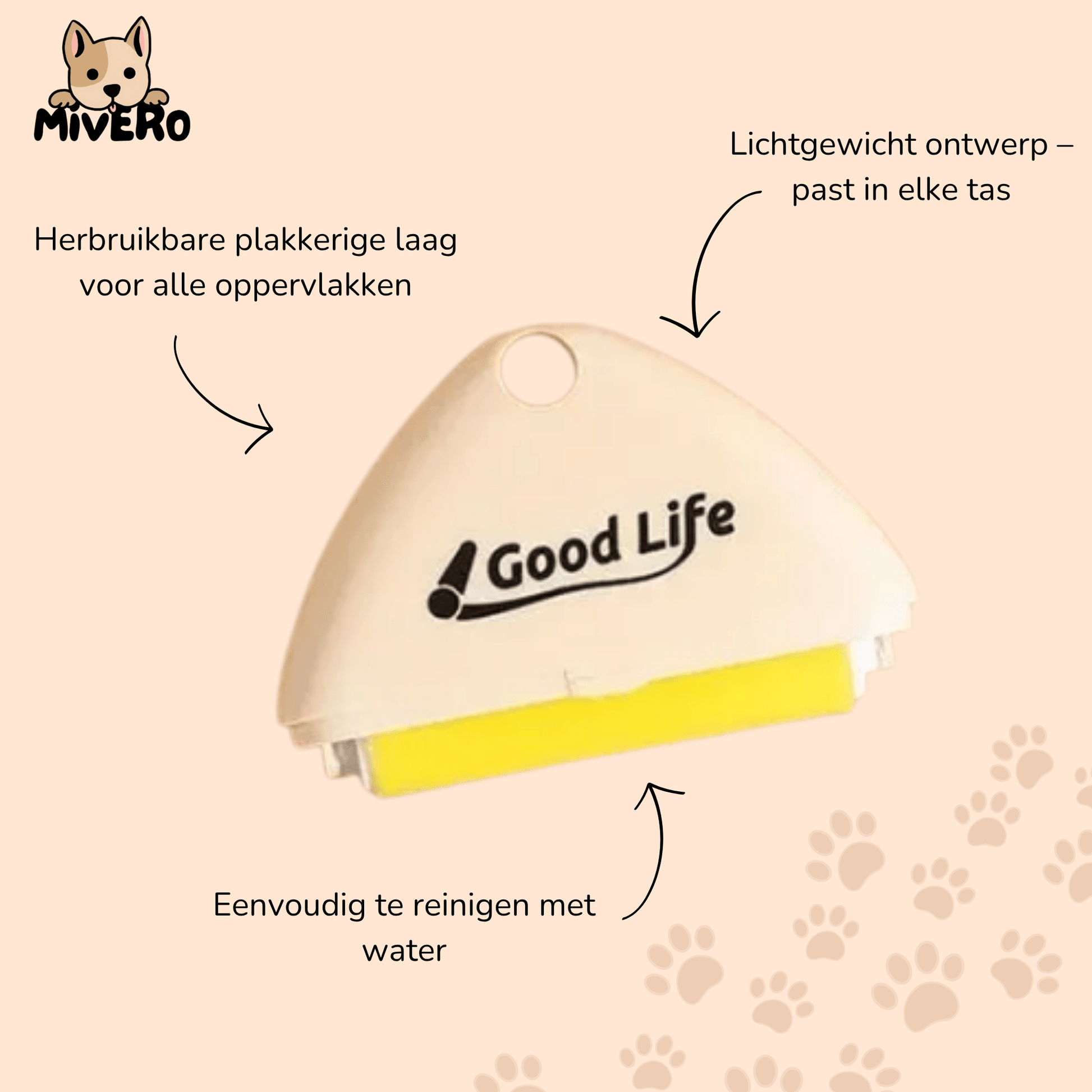 NeatSwipe - Herbruikbare Huisdierhaar Roller - Mivero