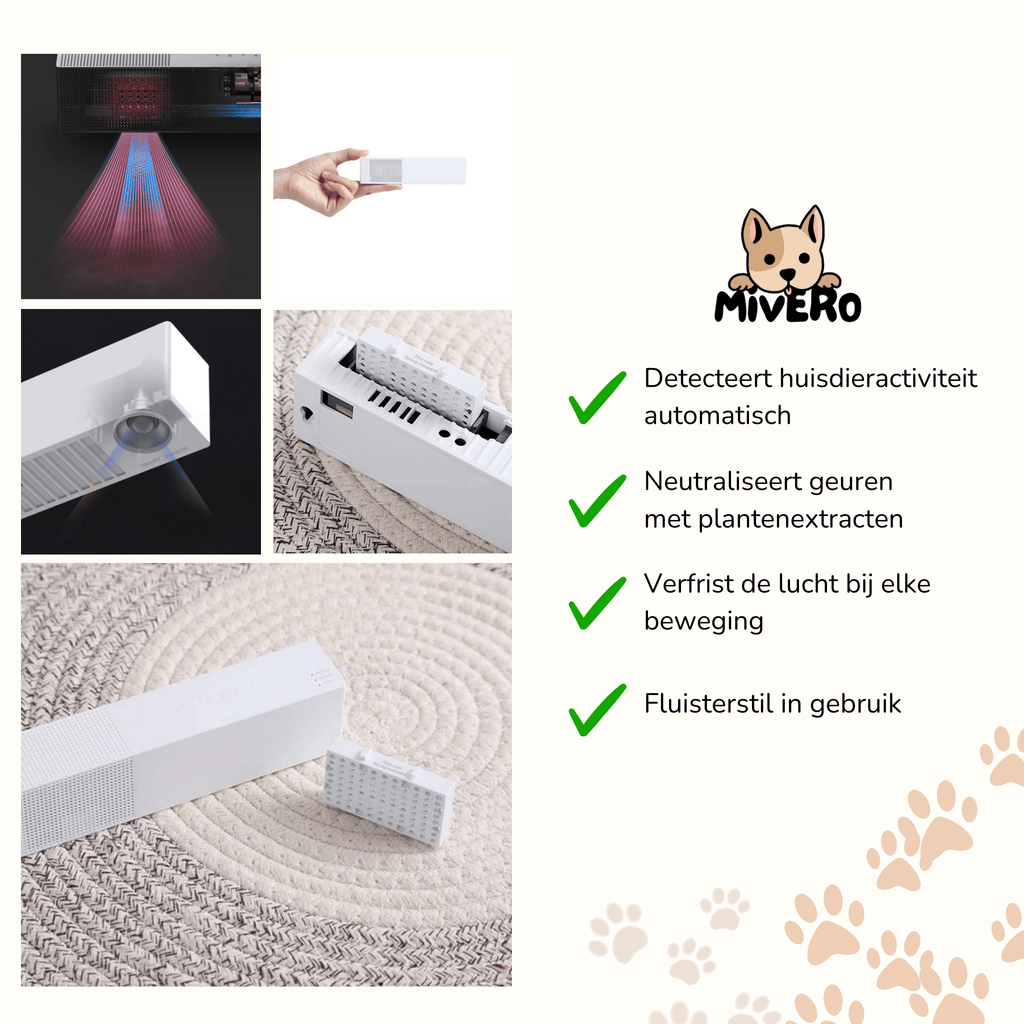 Odorix - Automatische Geursensor Luchtverfrisser - Mivero