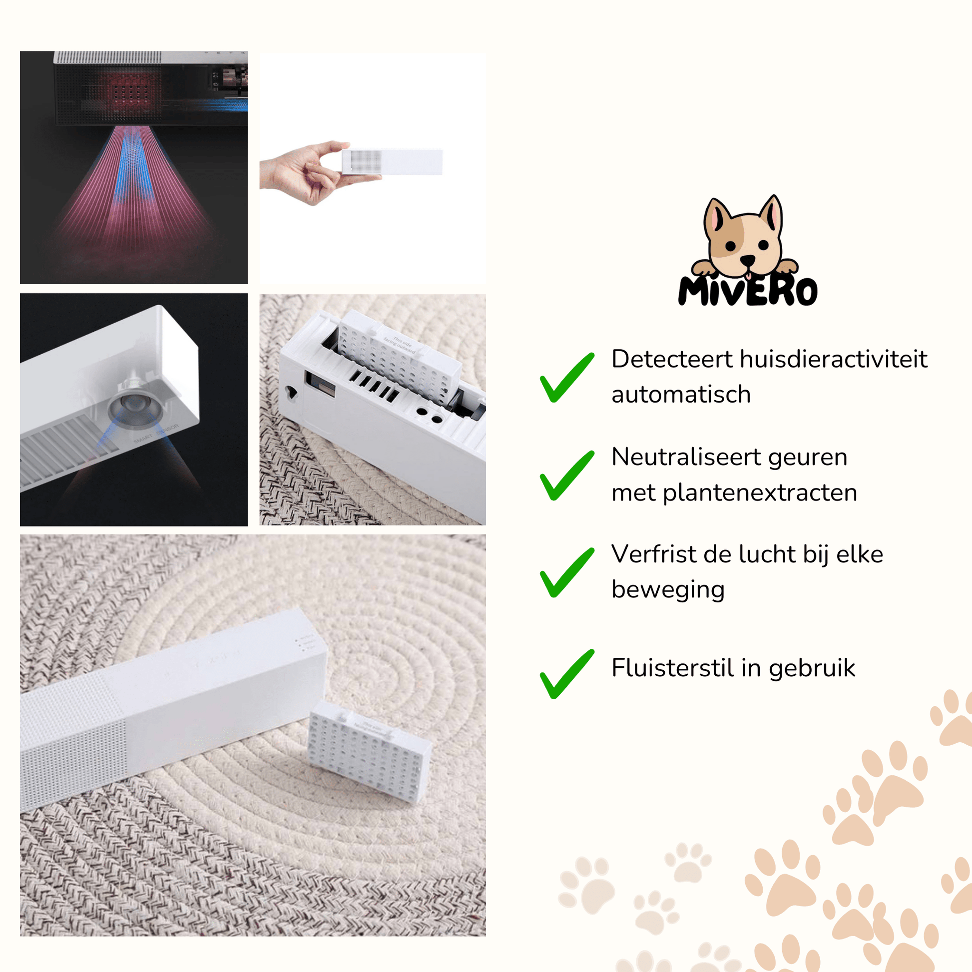 Odorix - Automatische Geursensor Luchtverfrisser - Mivero