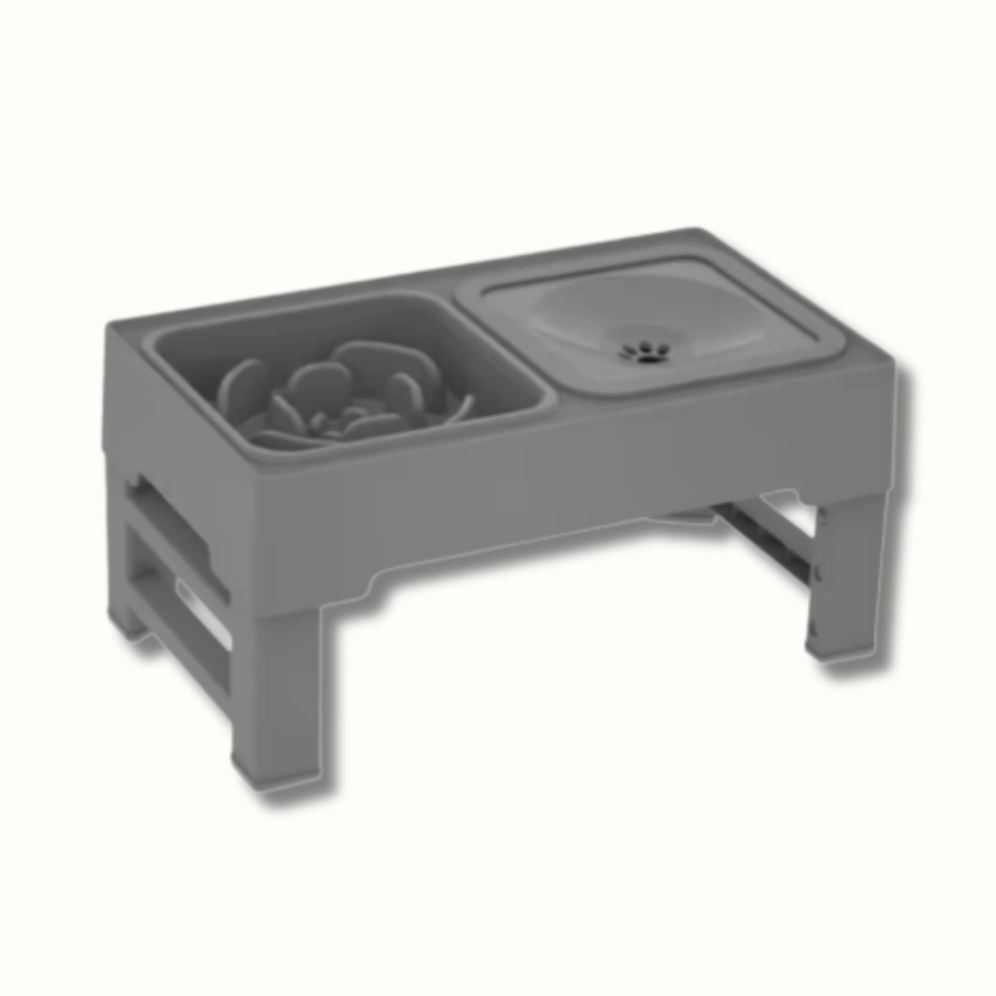 PaceBowl - Verstelbare Anti - Knoei Voerbak - Mivero