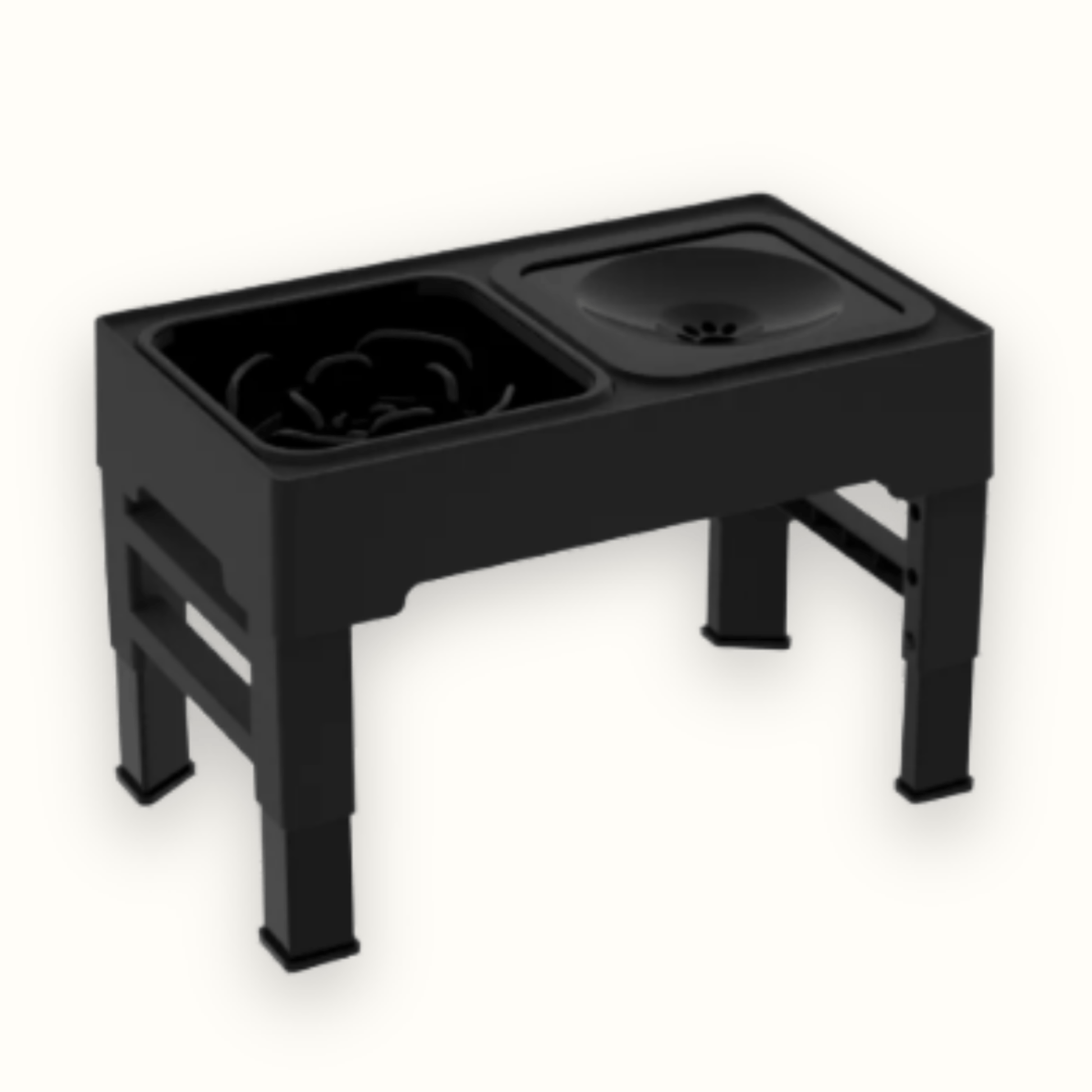 PaceBowl - Verstelbare Anti - Knoei Voerbak - Mivero