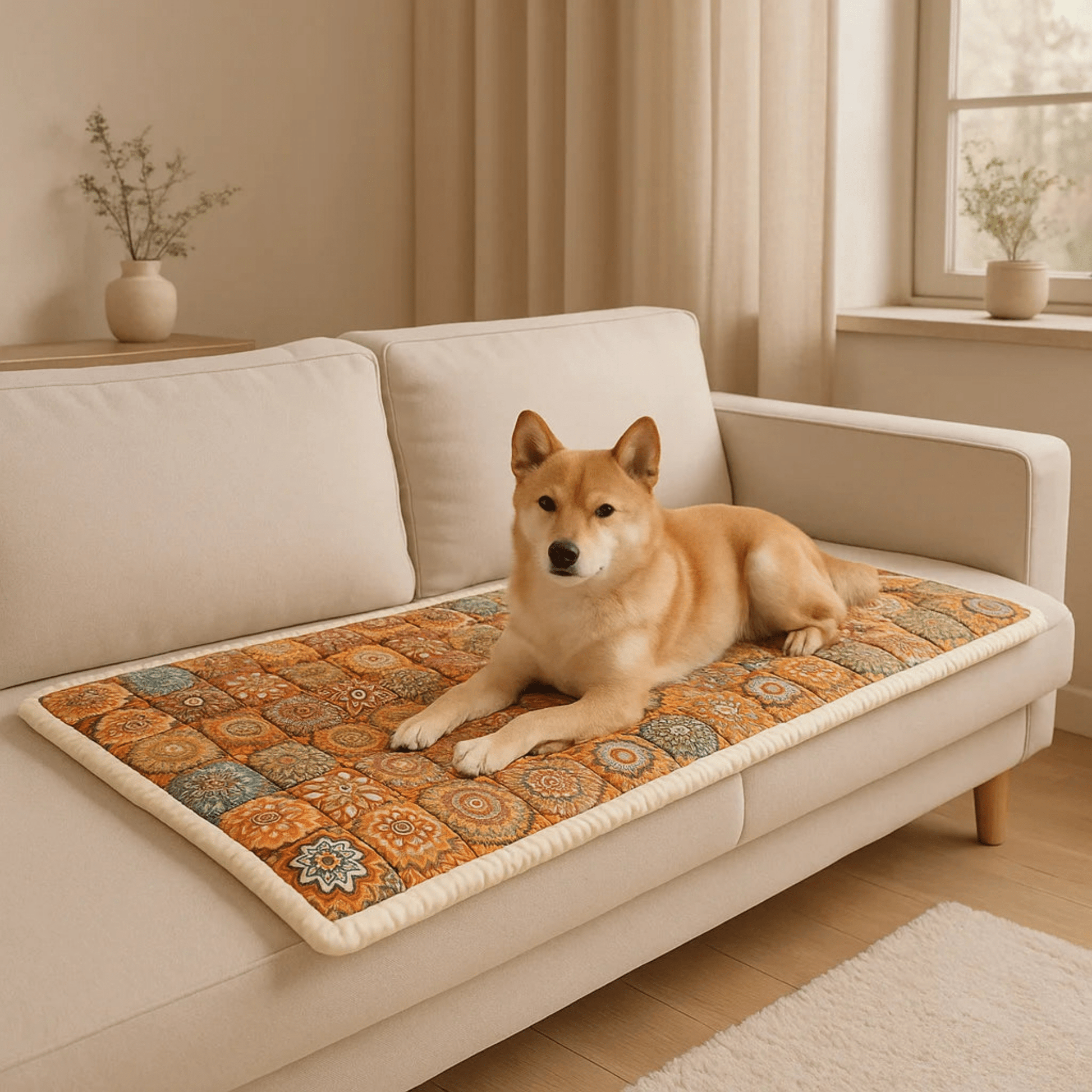 Patcha - Wasbare Gequilt Meubelbeschermer - Mivero