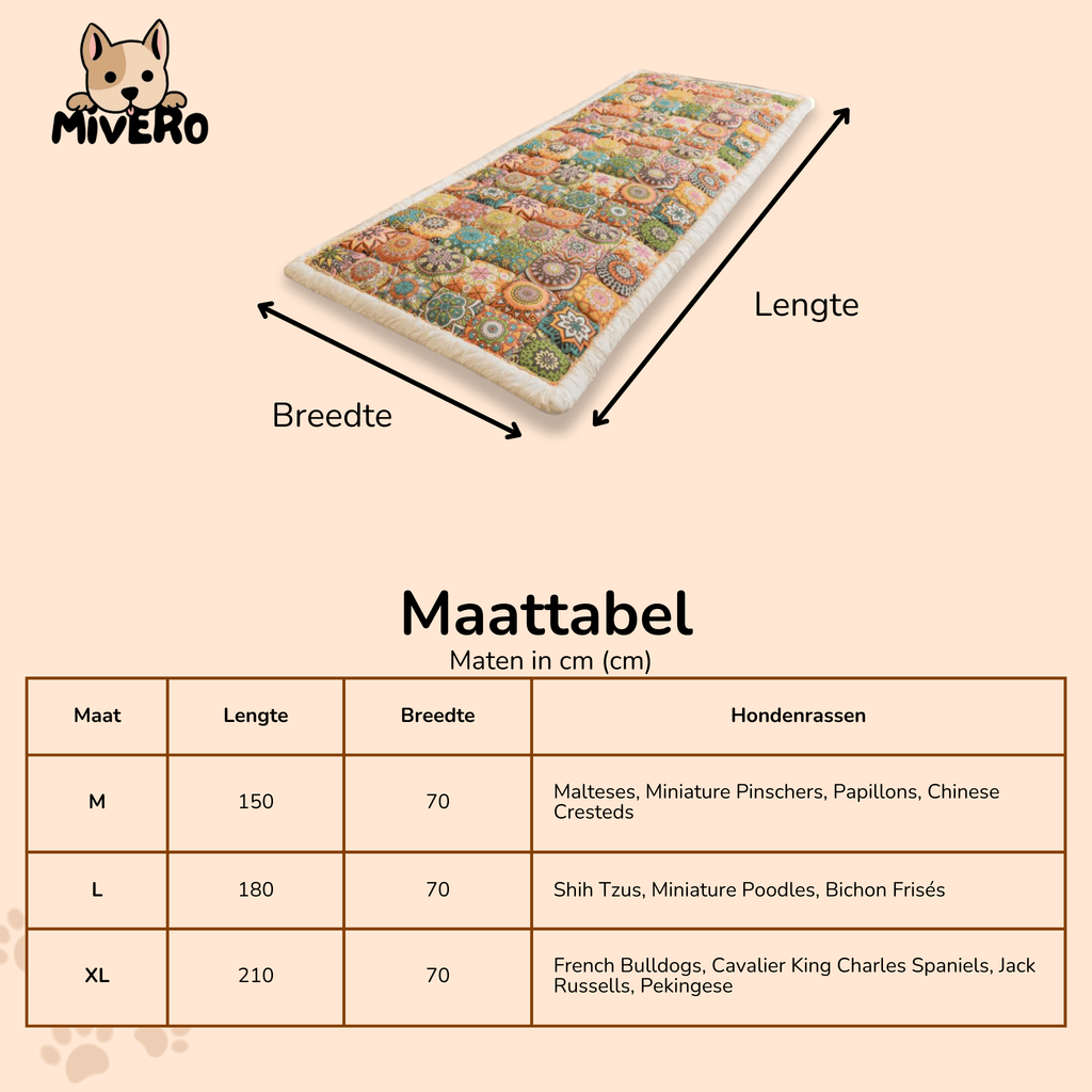 Patcha - Wasbare Gequilt Meubelbeschermer - Mivero