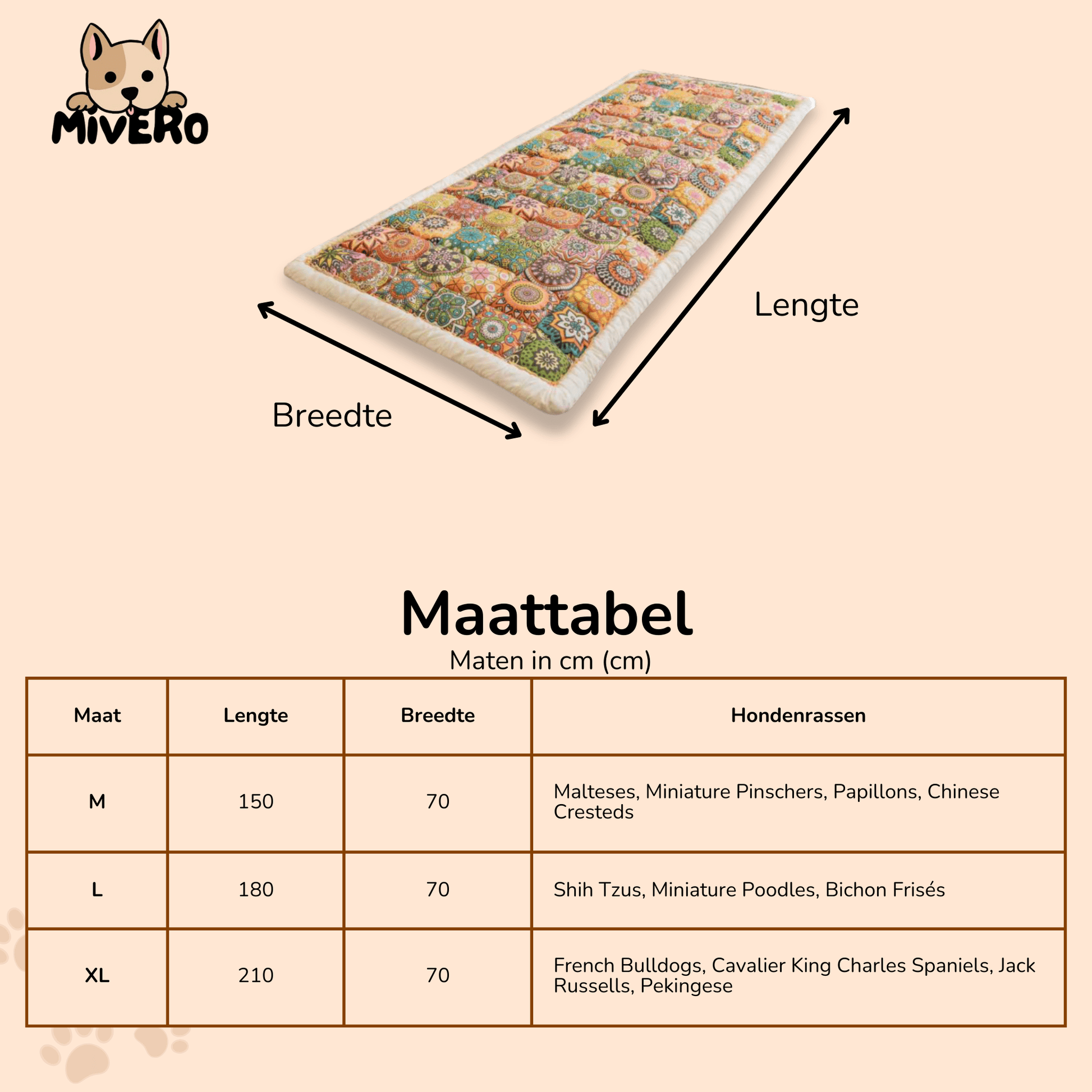 Patcha - Wasbare Gequilt Meubelbeschermer - Mivero