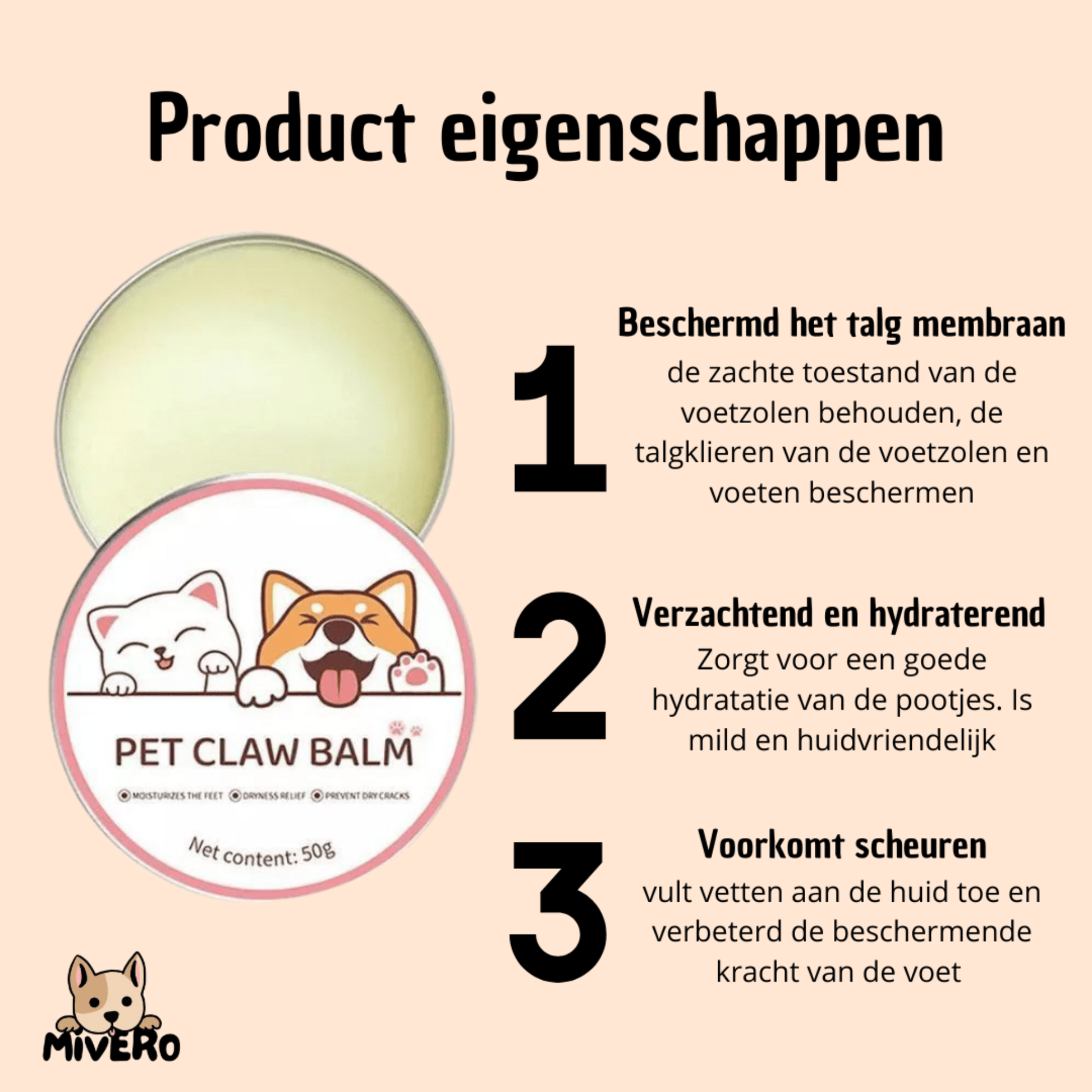 PawBalm - Heeft jouw huisdier last van droge pootjes? - Mivero