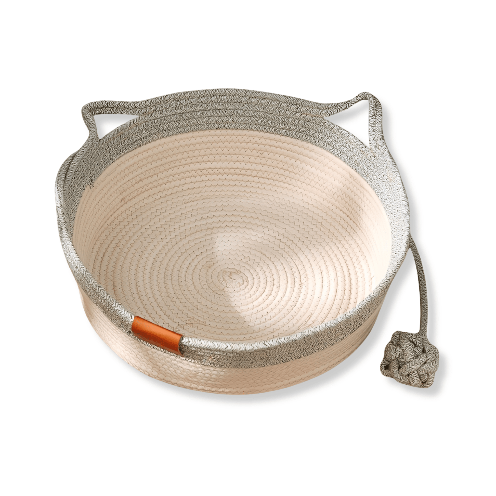 PawBasket - Katoenen Gevlochten Kattenmand - Mivero