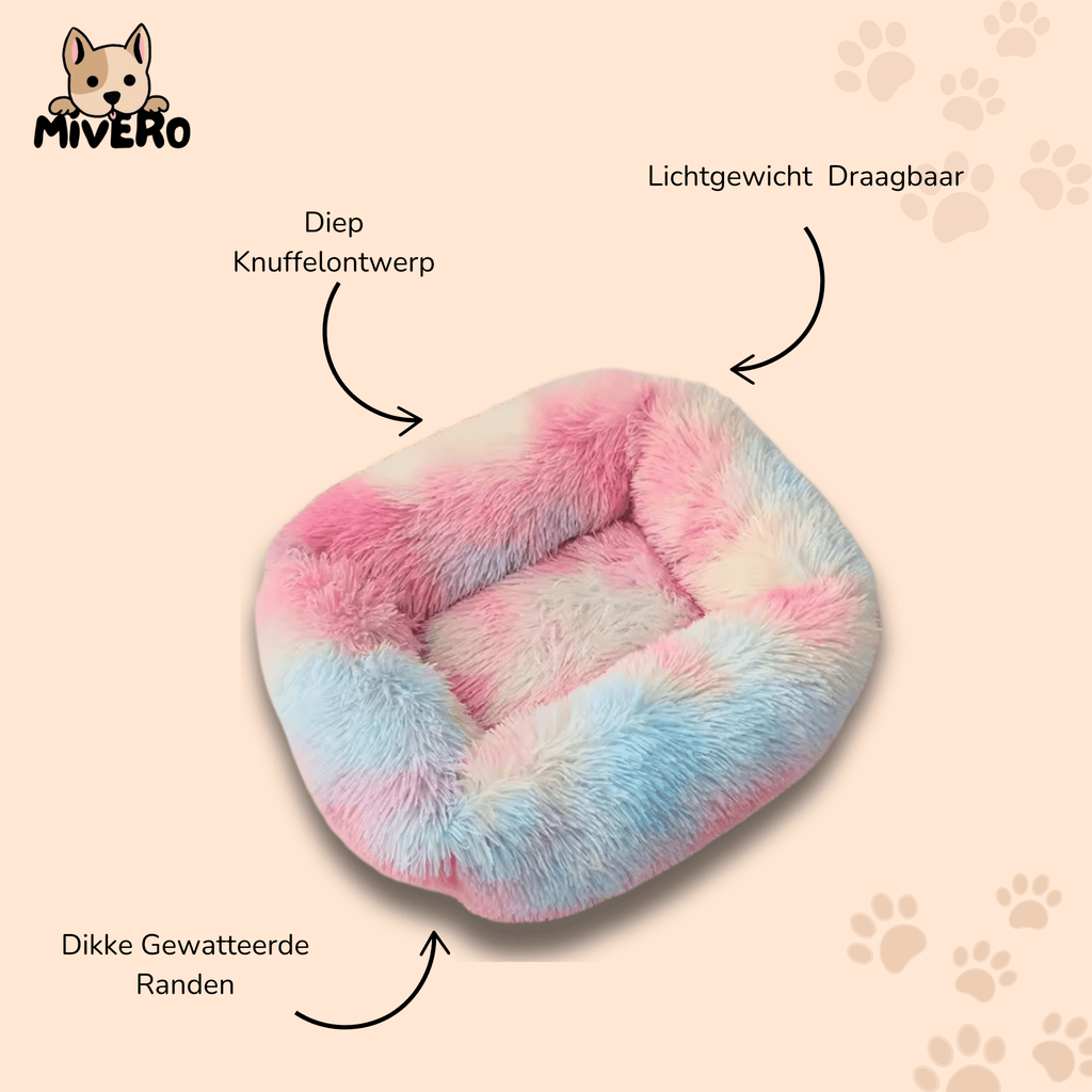 PawCloud - Kalmerende Donut Hondenmand - Mivero