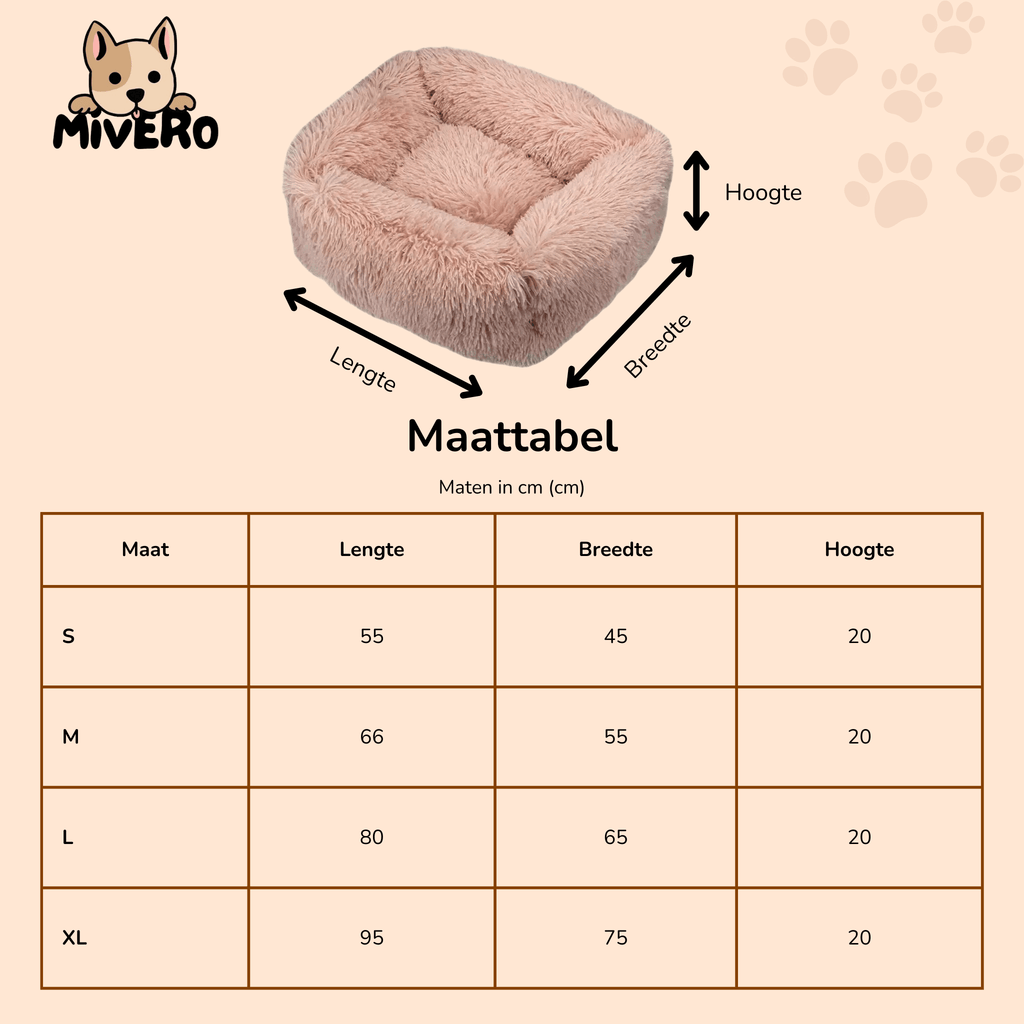 PawCloud - Kalmerende Donut Hondenmand - Mivero