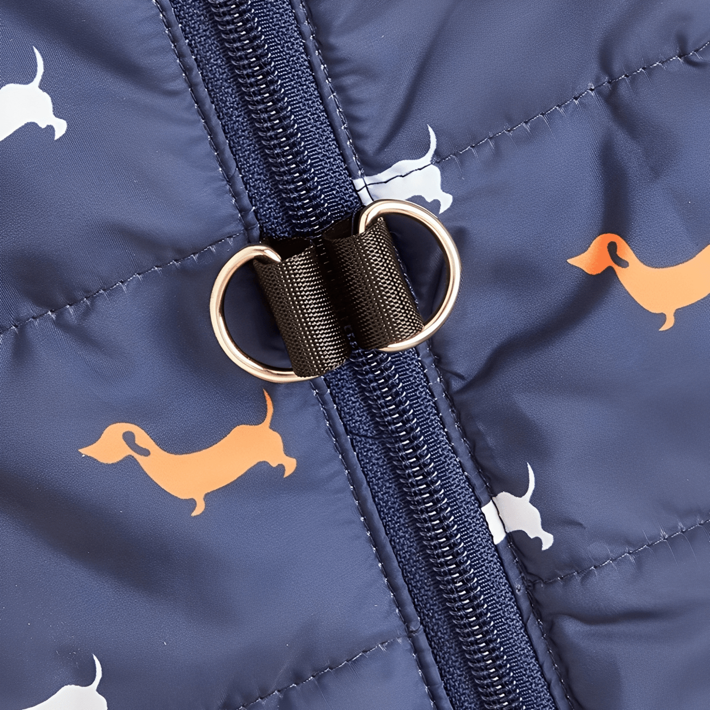 pawcozy - gevoerde rits hondenjas - mivero