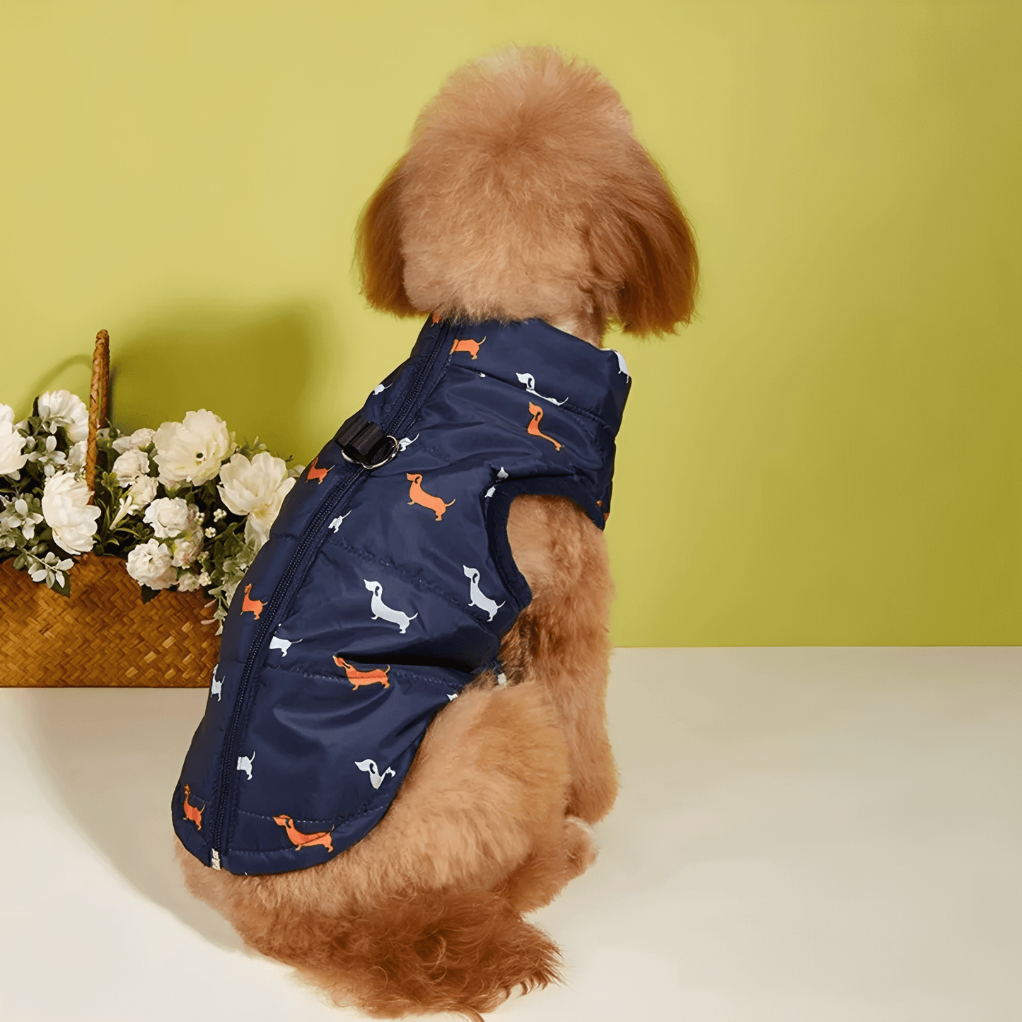 pawcozy - gevoerde rits hondenjas - mivero