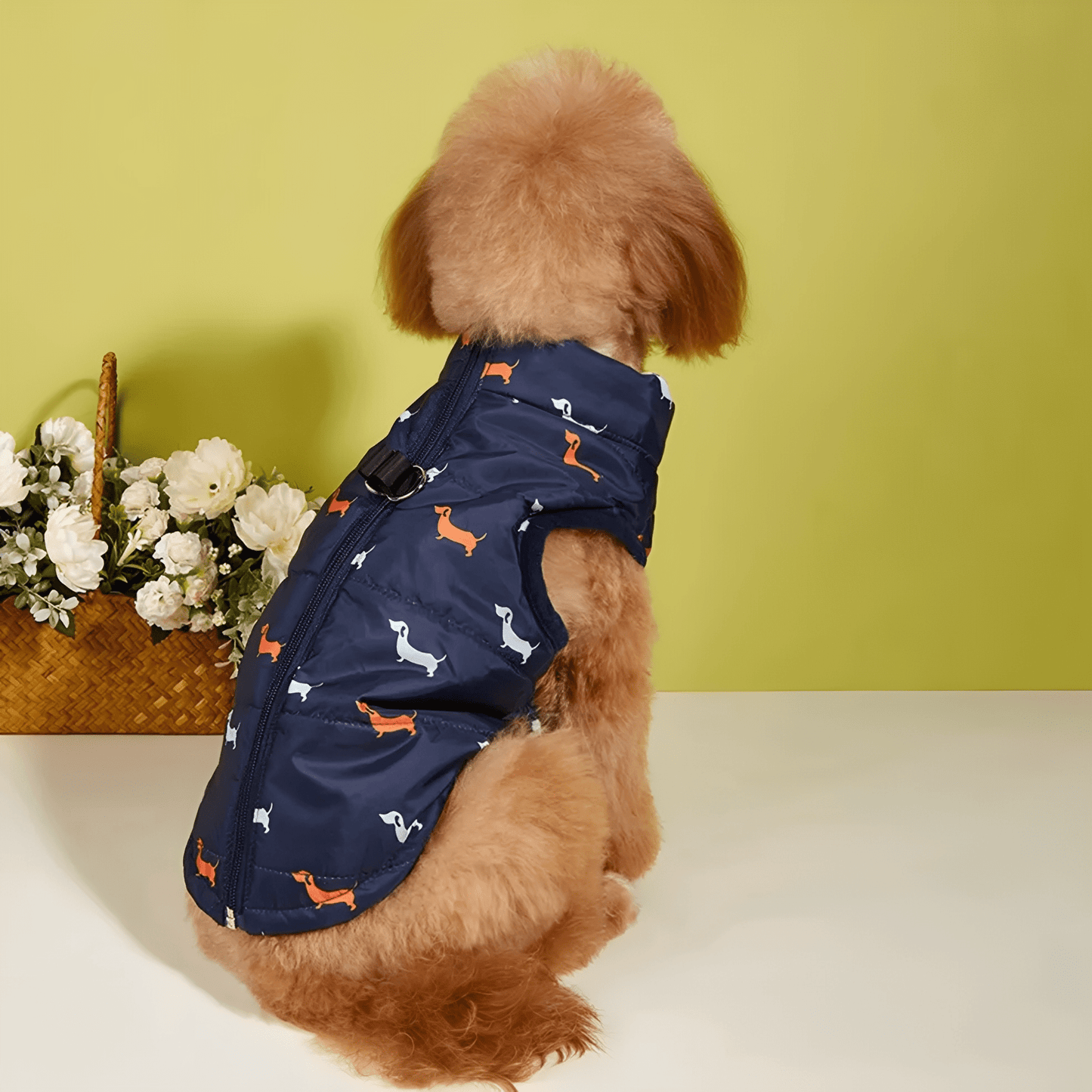 pawcozy - gevoerde rits hondenjas - mivero