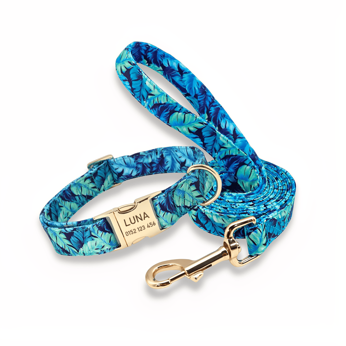 pawdentify - gegraveerde nylon hondenhalsband - mivero