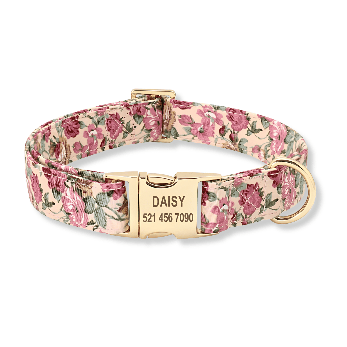 pawdentify - gegraveerde nylon hondenhalsband - mivero
