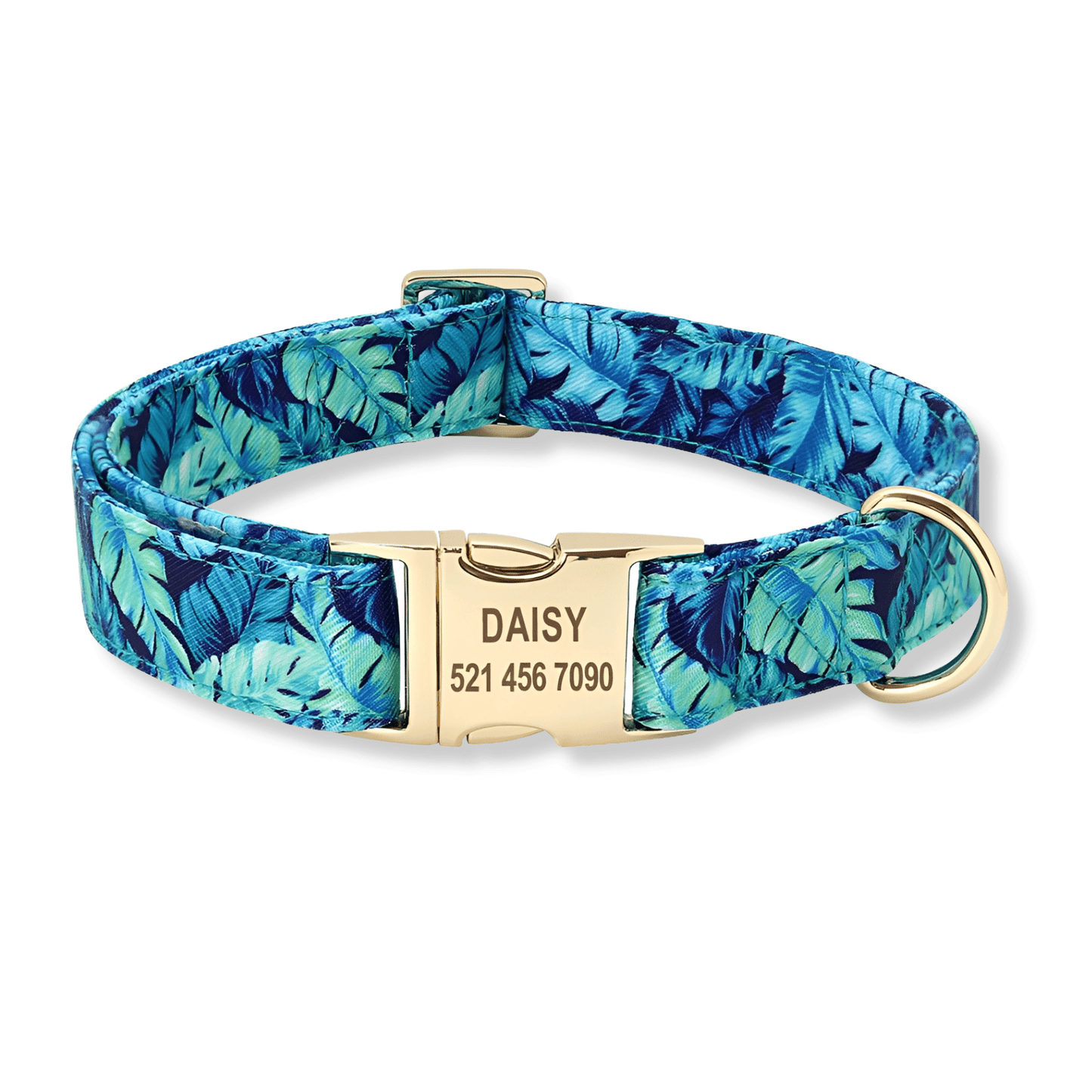 pawdentify - gegraveerde nylon hondenhalsband - mivero
