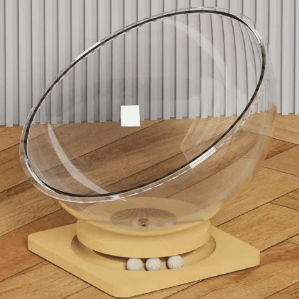 Pawdome - Transparante Speelcapsule Kattenbed - Mivero