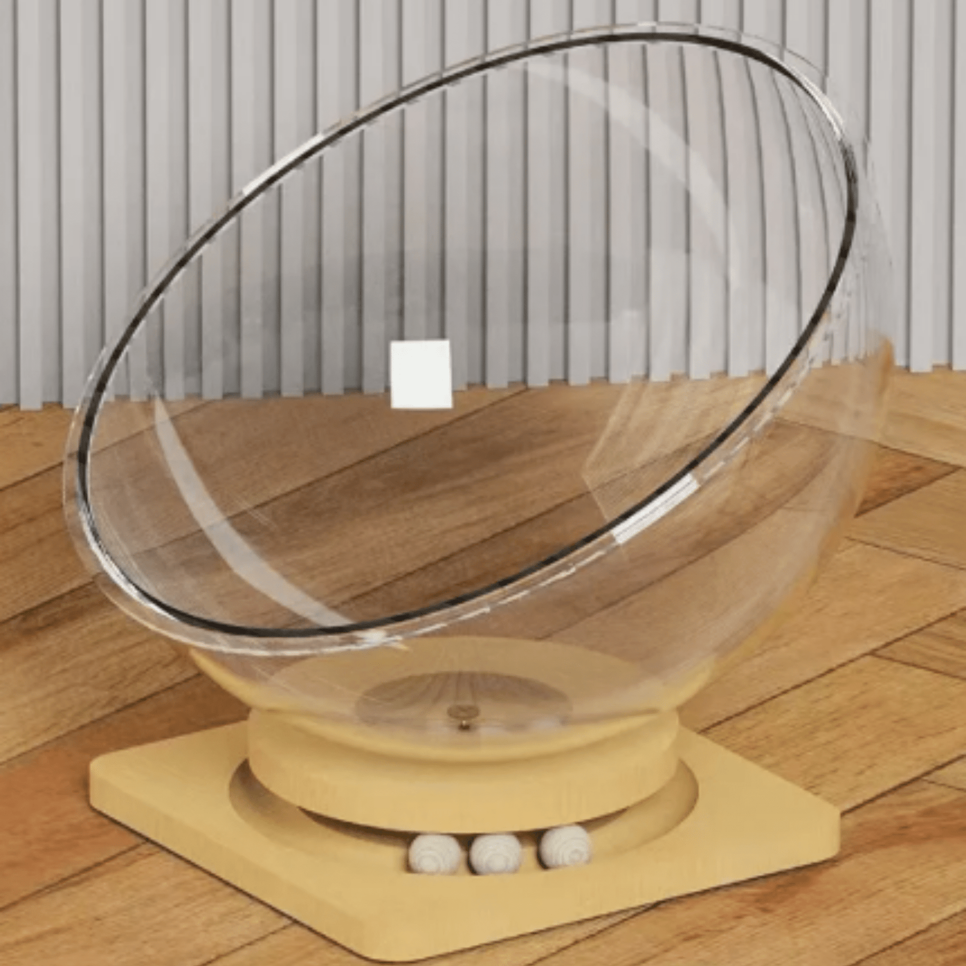 Pawdome - Transparante Speelcapsule Kattenbed - Mivero