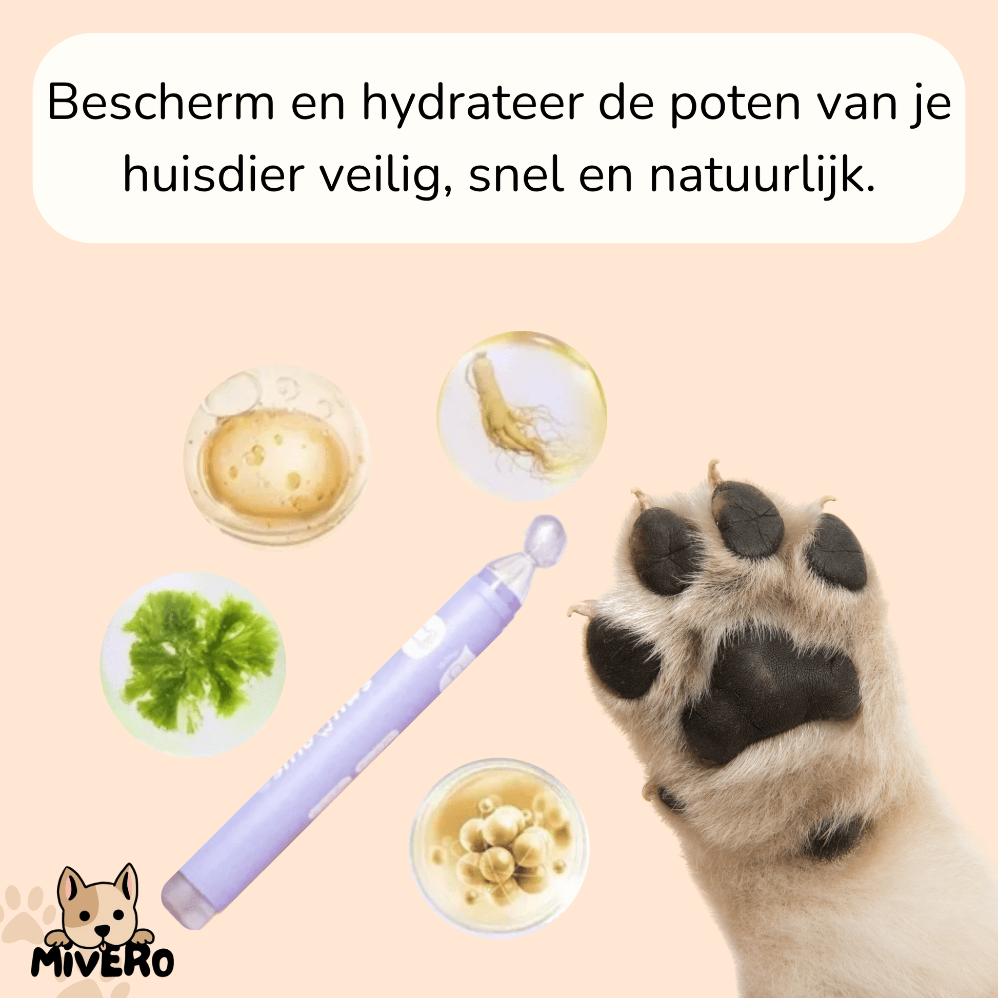 Pawfect - Lick - Safe Hydraterende Pootolie - Mivero