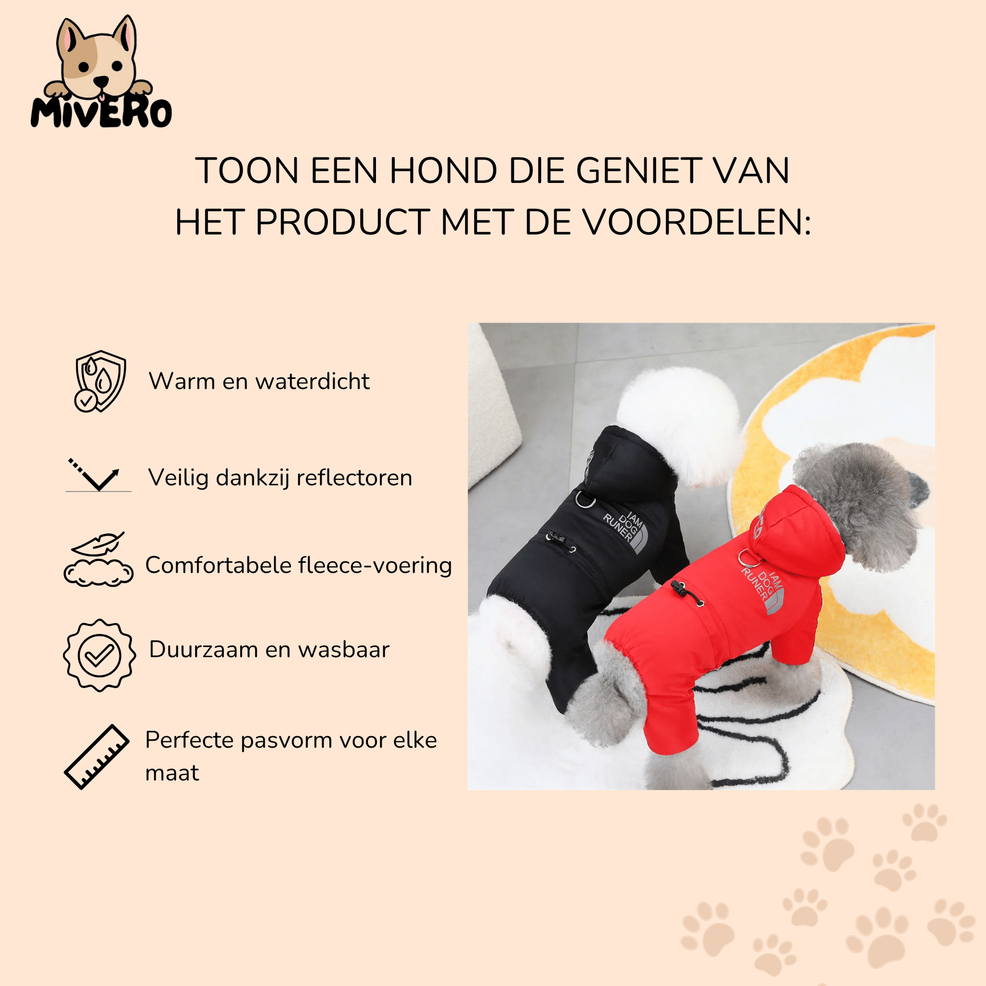 PawGear - Houdt huisdieren warm en droog - Mivero