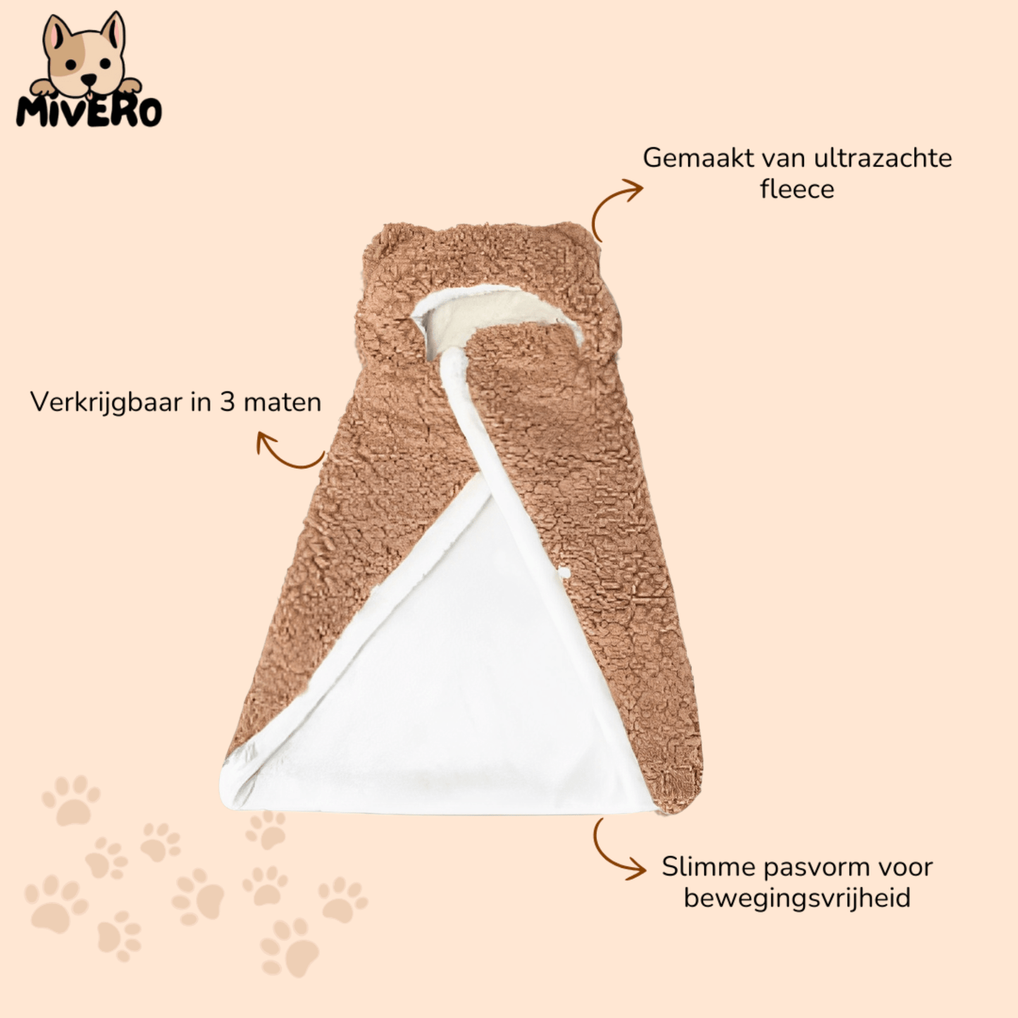 pawjamas - houd huisdieren warm en veilig - mivero