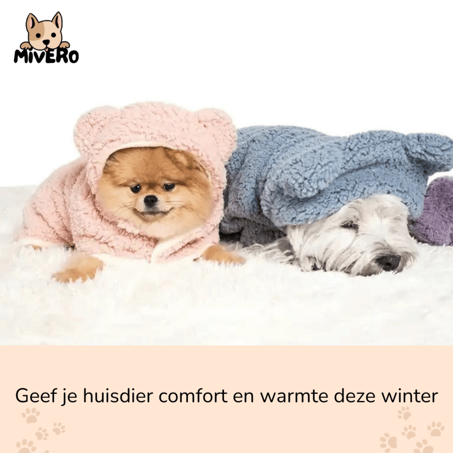 pawjamas - houd huisdieren warm en veilig - mivero