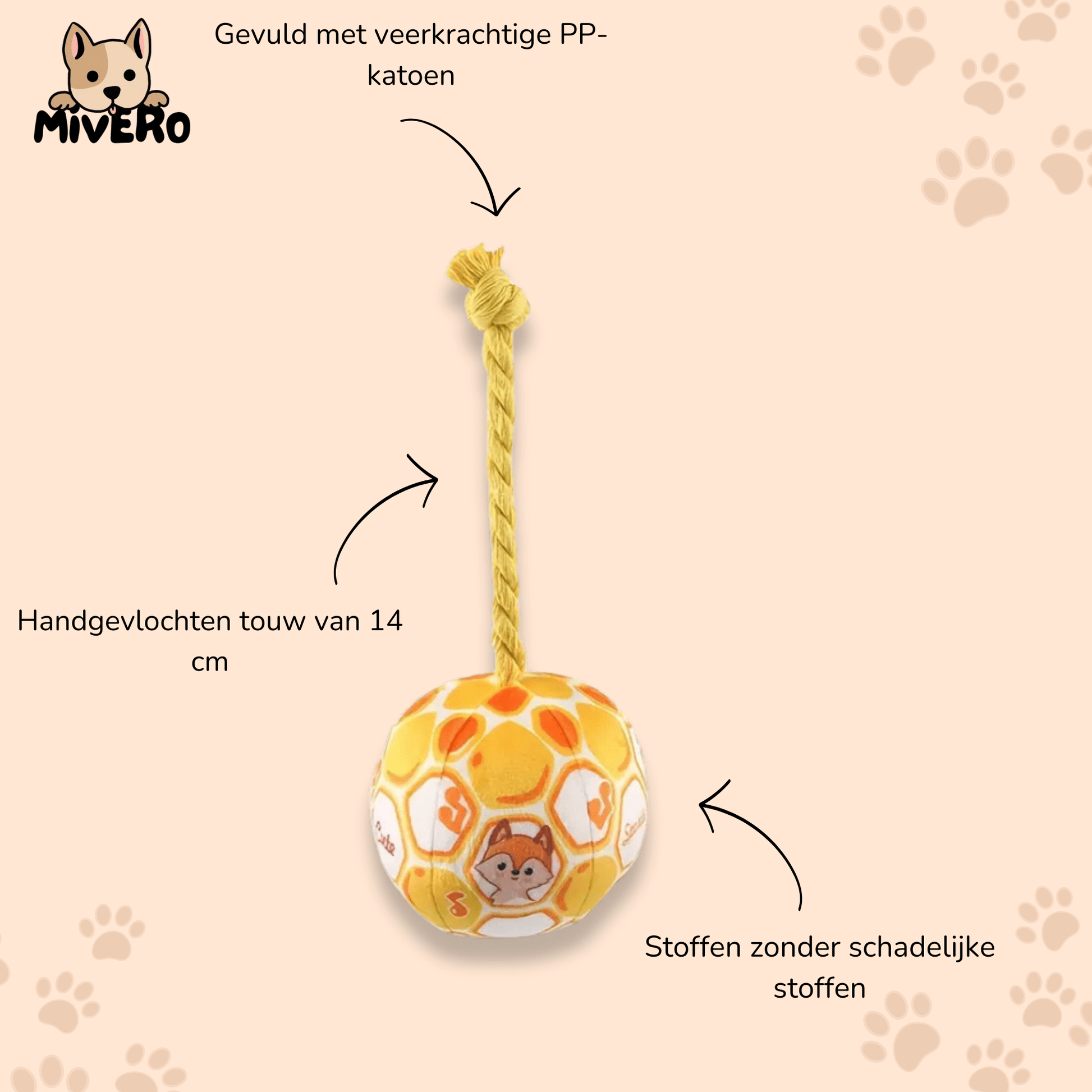 Pawmigo - Interactief Touwspeelgoed Kattenhond - Mivero