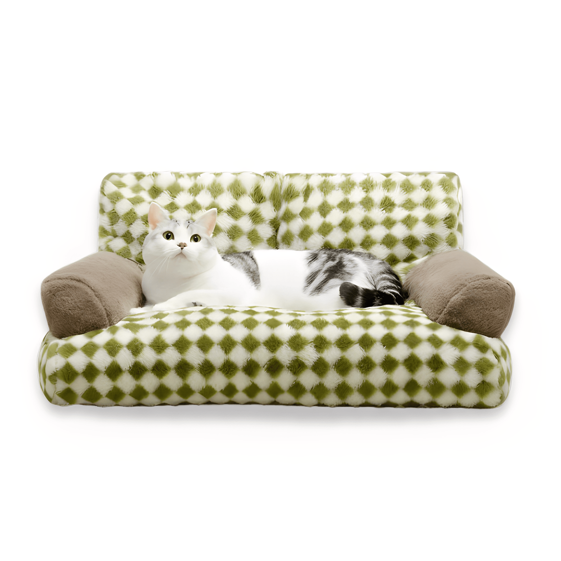 Pawmora - Kattenbed Sofa Pluche Wasbare Hoes - Mivero
