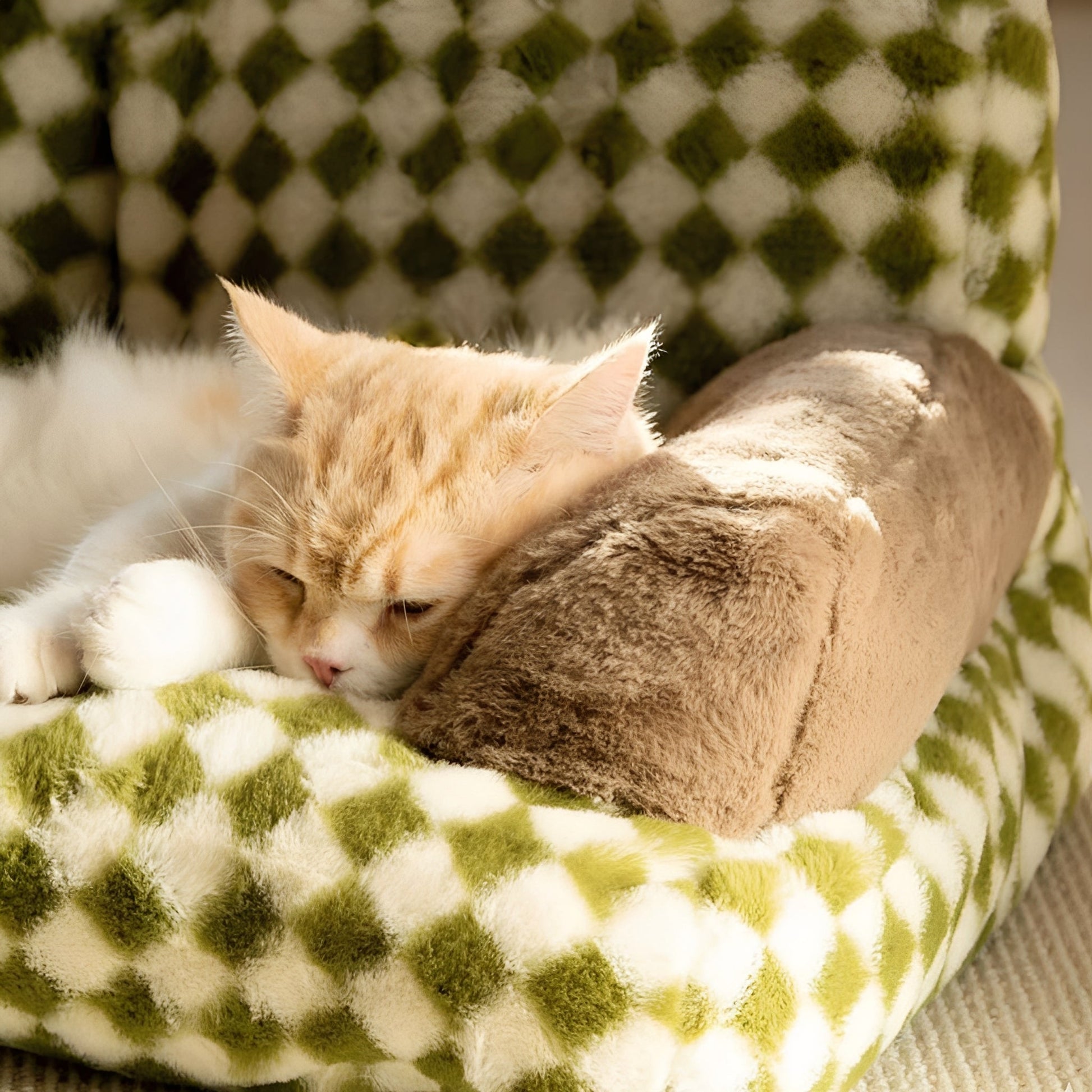 Pawmora - Kattenbed Sofa Pluche Wasbare Hoes - Mivero