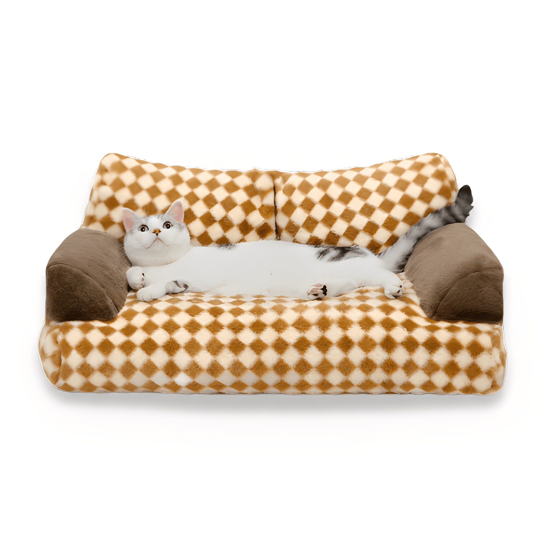 Pawmora - Kattenbed Sofa Pluche Wasbare Hoes - Mivero