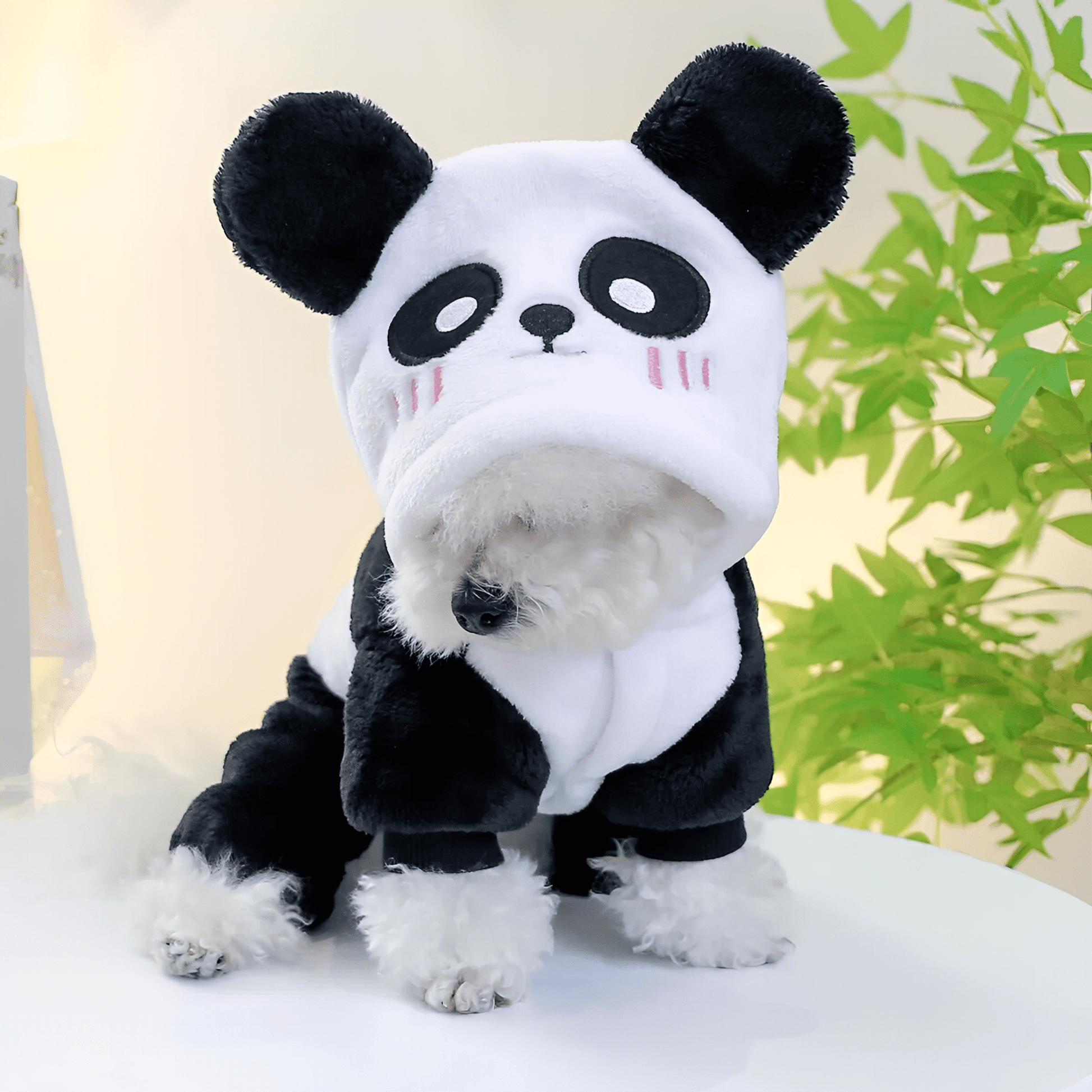 Pawnda - Hypoallergene Panda Hondenhoodie - Mivero