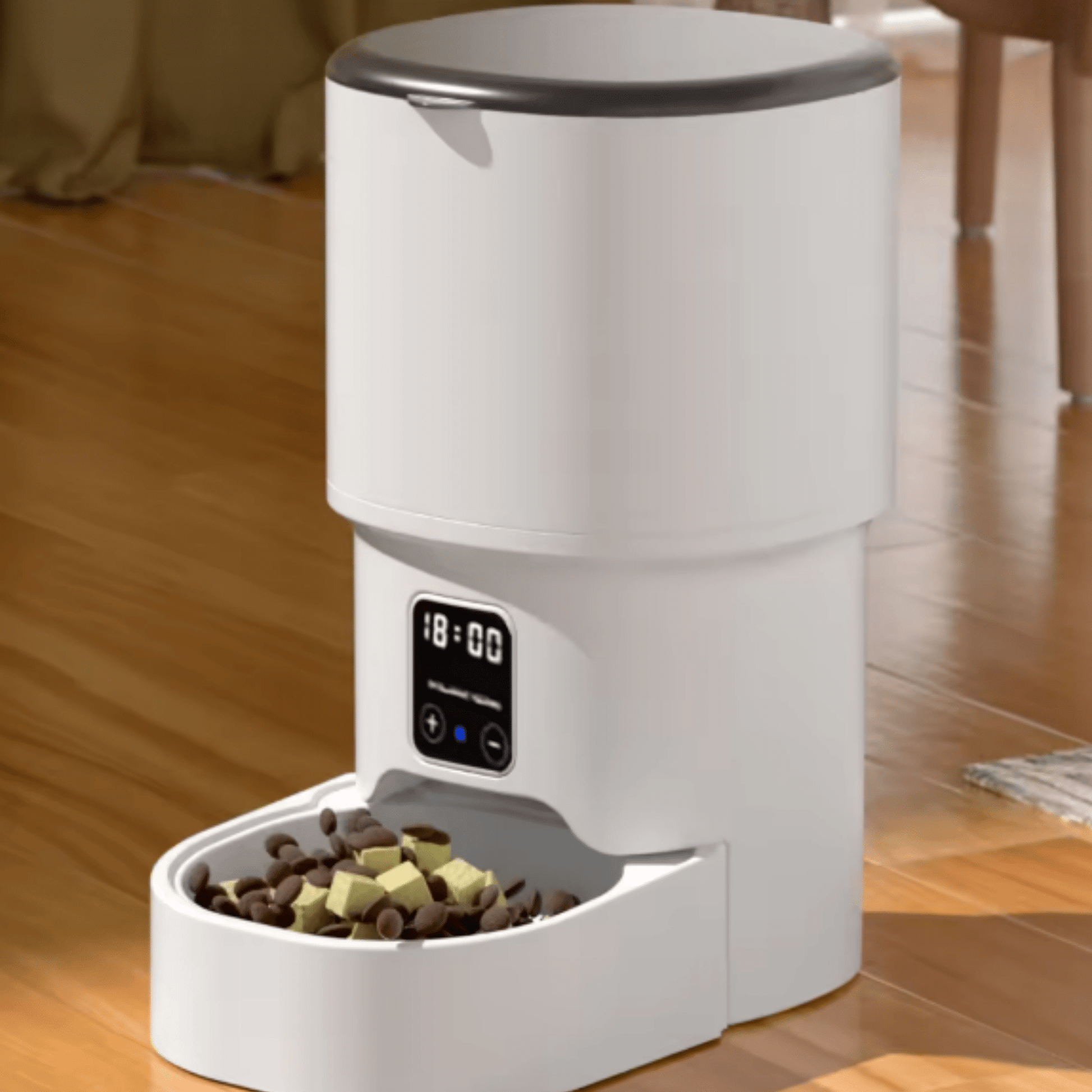 PawNect - Knopgestuurde Voerautomaat Huisdieren - Mivero