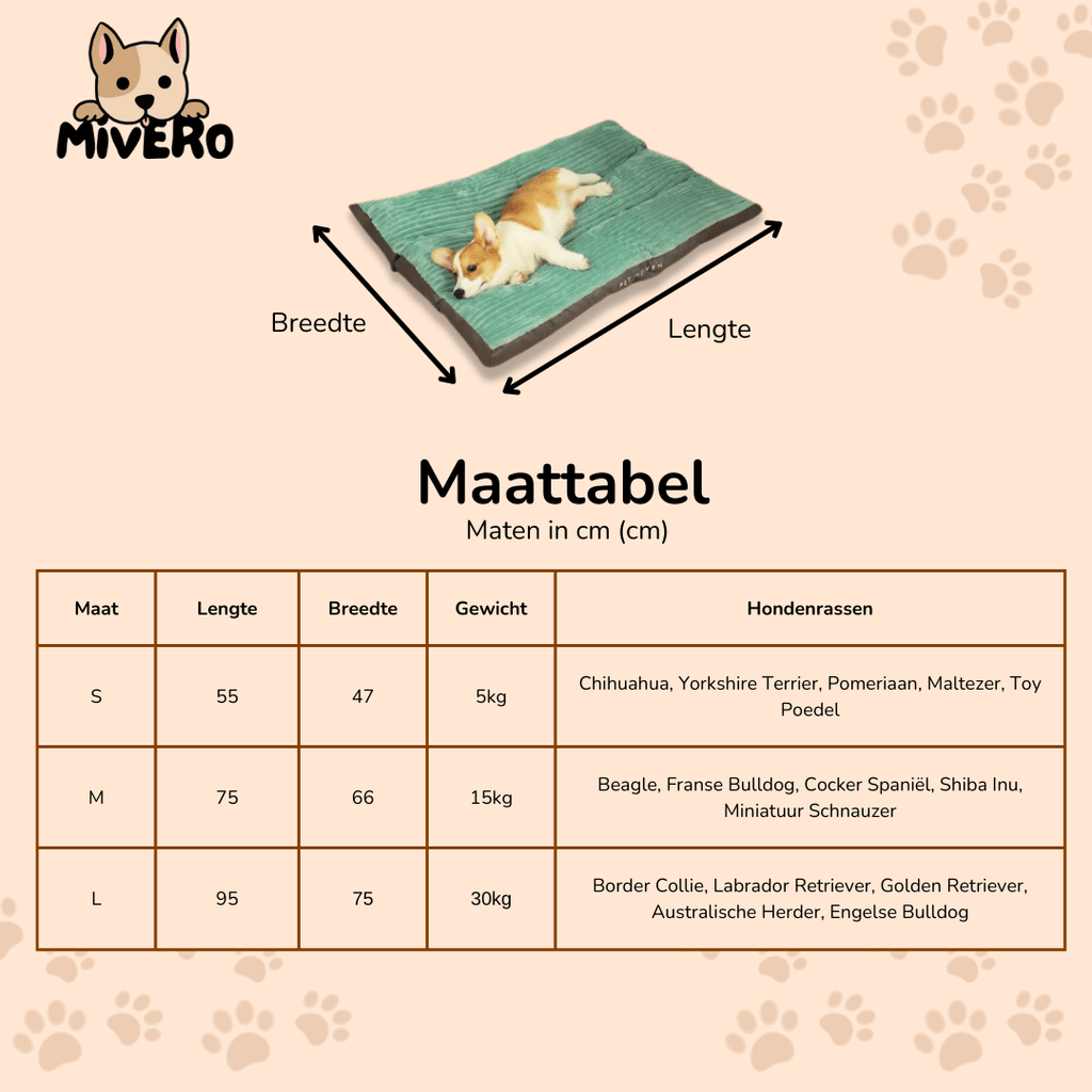 PawNest - Anti - Slip Pluche Hondenbed - Mivero