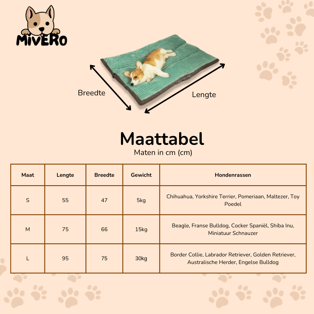 PawNest - Anti - Slip Pluche Hondenbed - Mivero