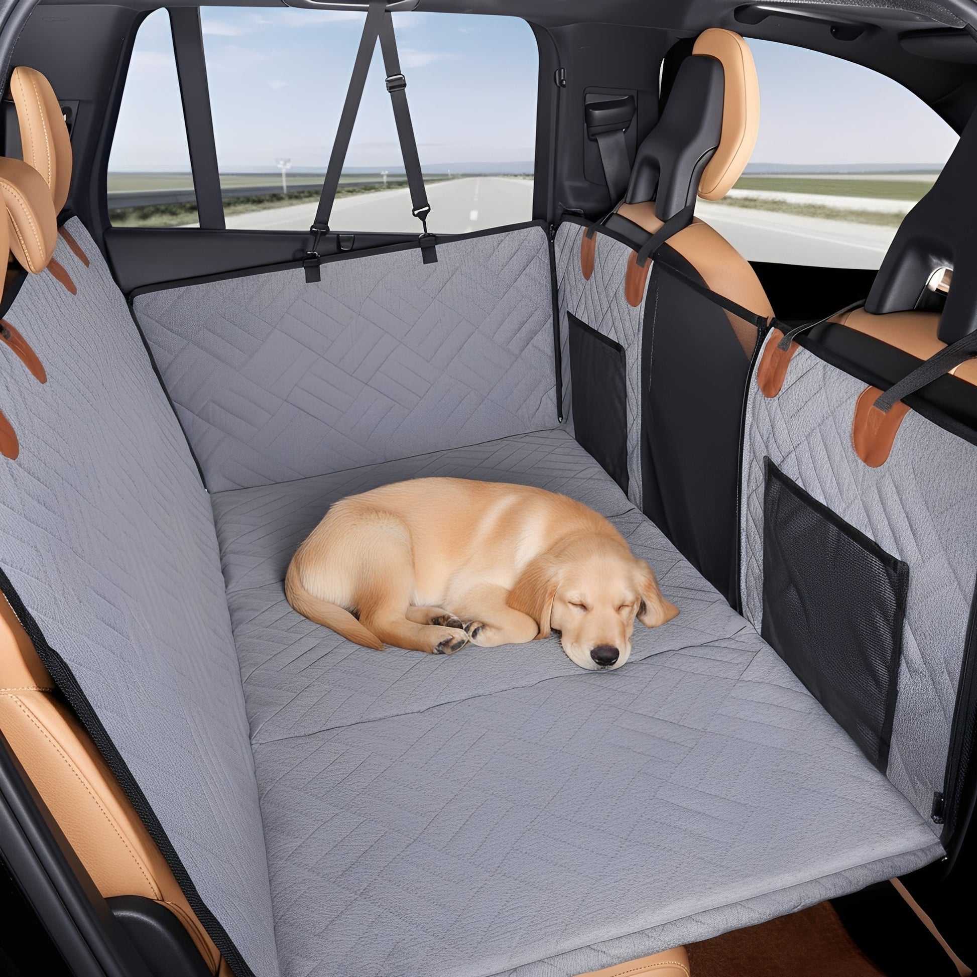 PawPad - Honden Achterbankverlenger Harde Bodem Waterdicht - Mivero