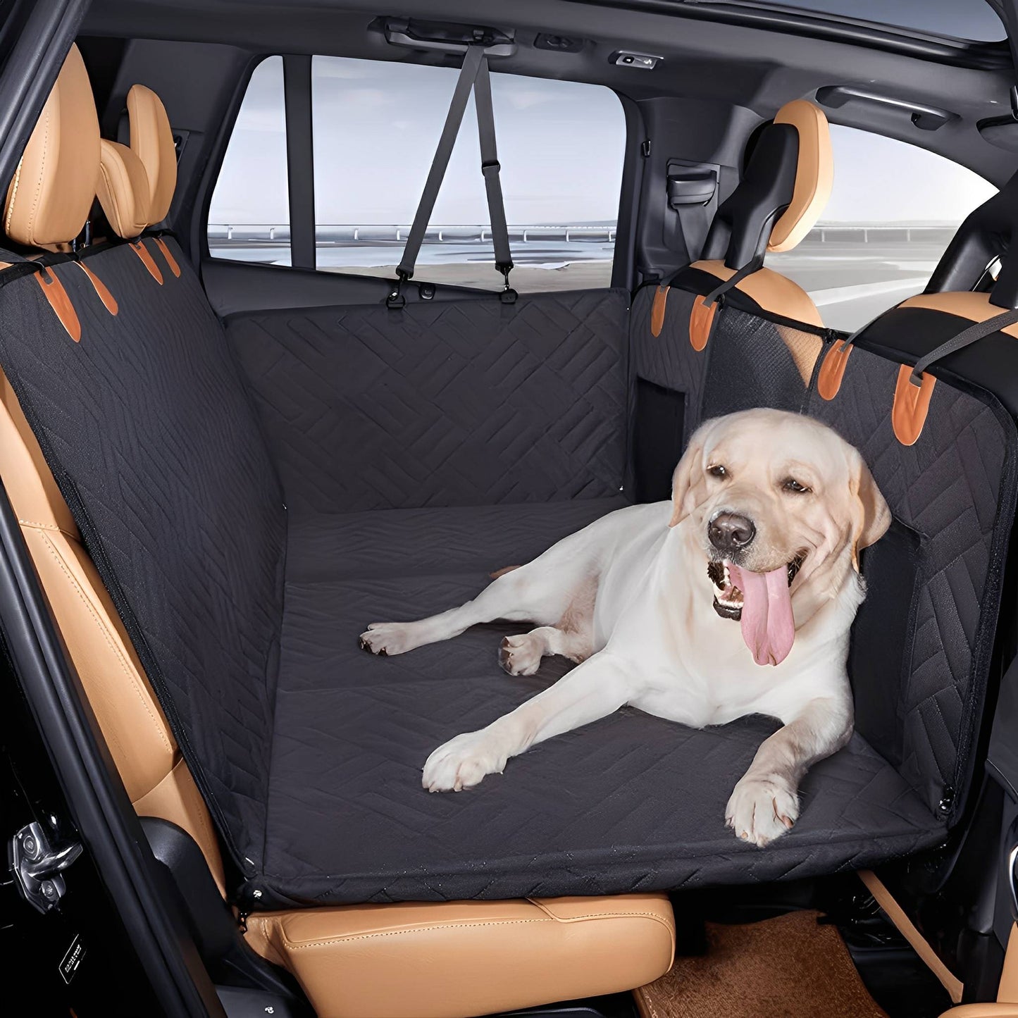 pawpad - honden achterbankverlenger harde bodem waterdicht - mivero