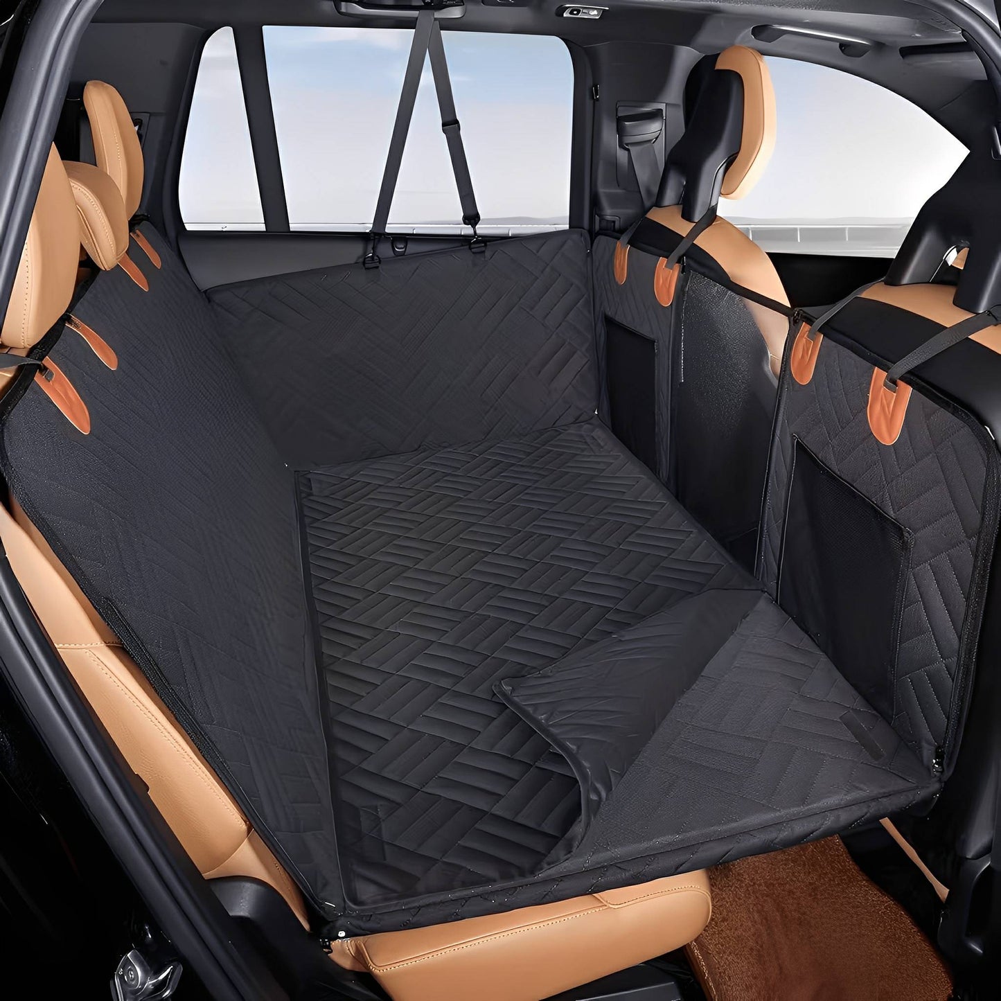 pawpad - honden achterbankverlenger harde bodem waterdicht - mivero