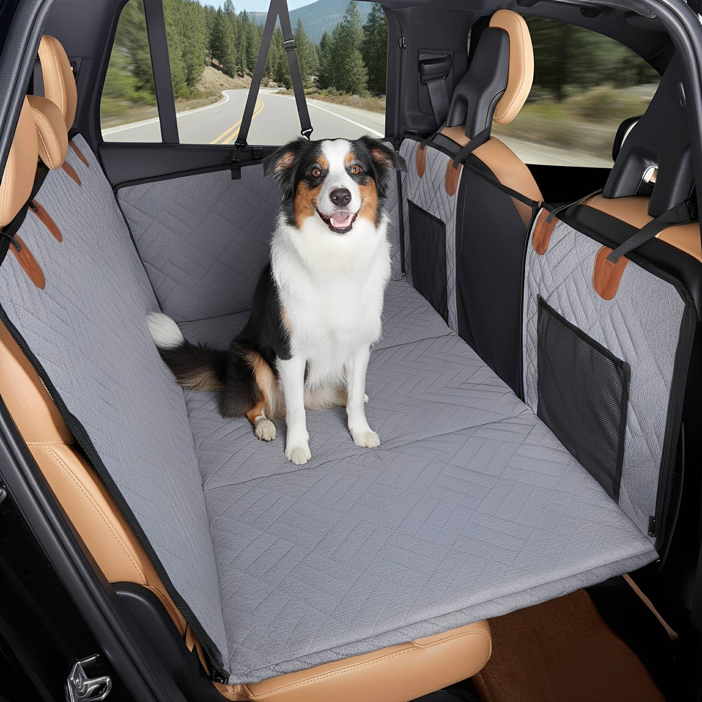 pawpad - honden achterbankverlenger harde bodem waterdicht - mivero