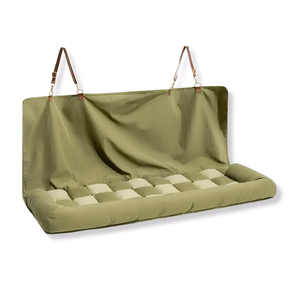 PawSecure - Honden Autobed voor Achterbank met Veiligheidsriem - Mivero