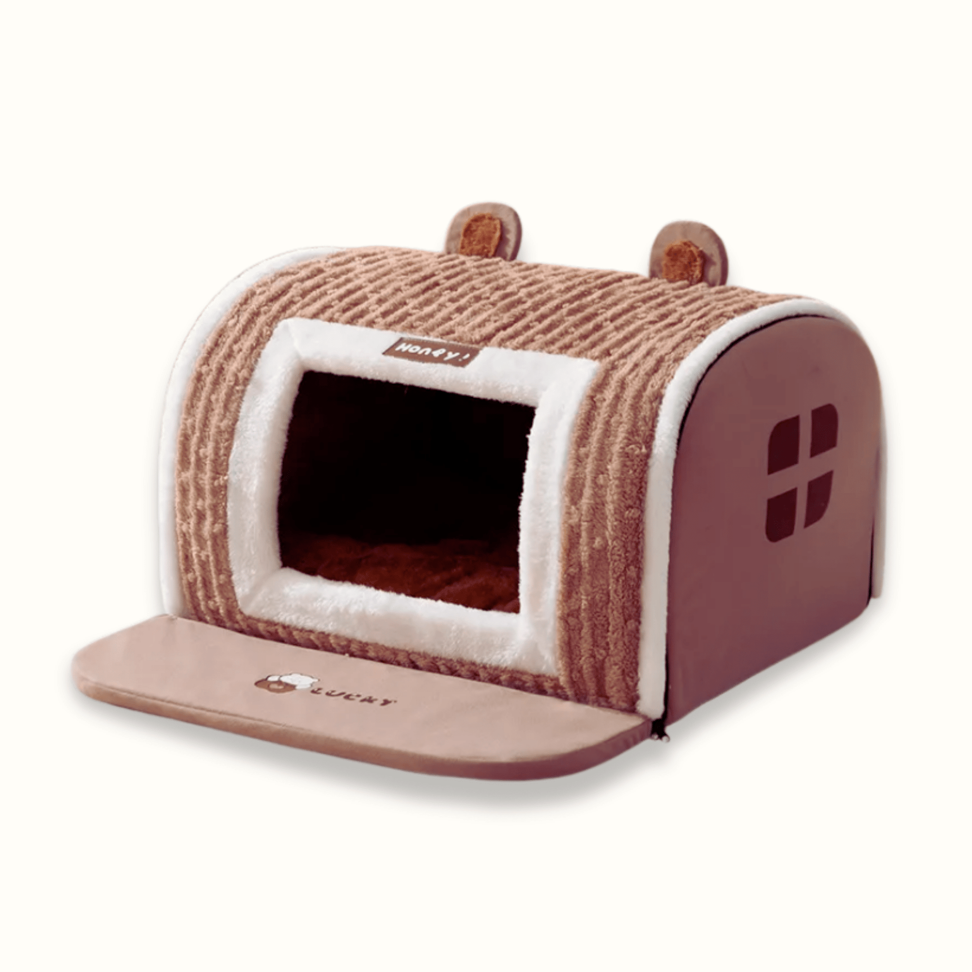 Pawshelter - Pluche Veiligheids Huisdierenbed - Mivero