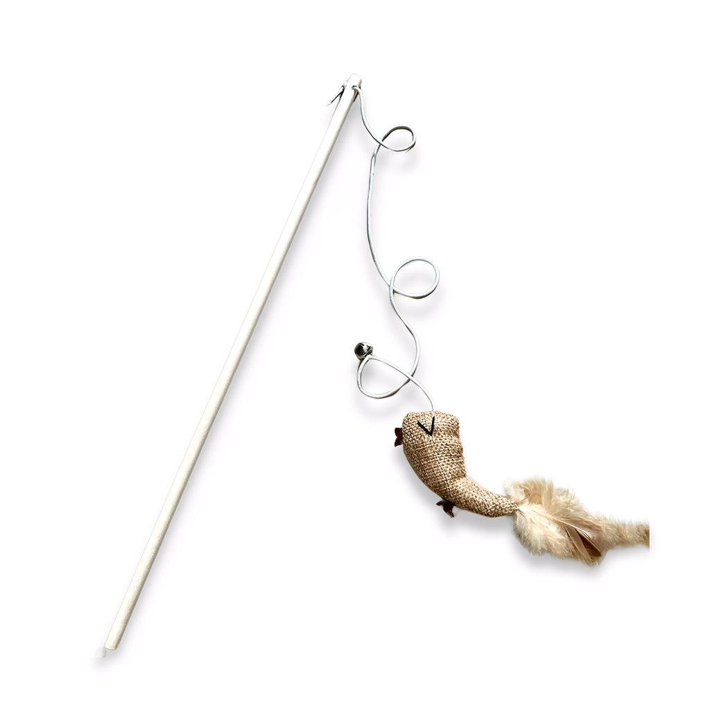 Pawsnatch - Linnen Interactieve Kattenhengel - Mivero