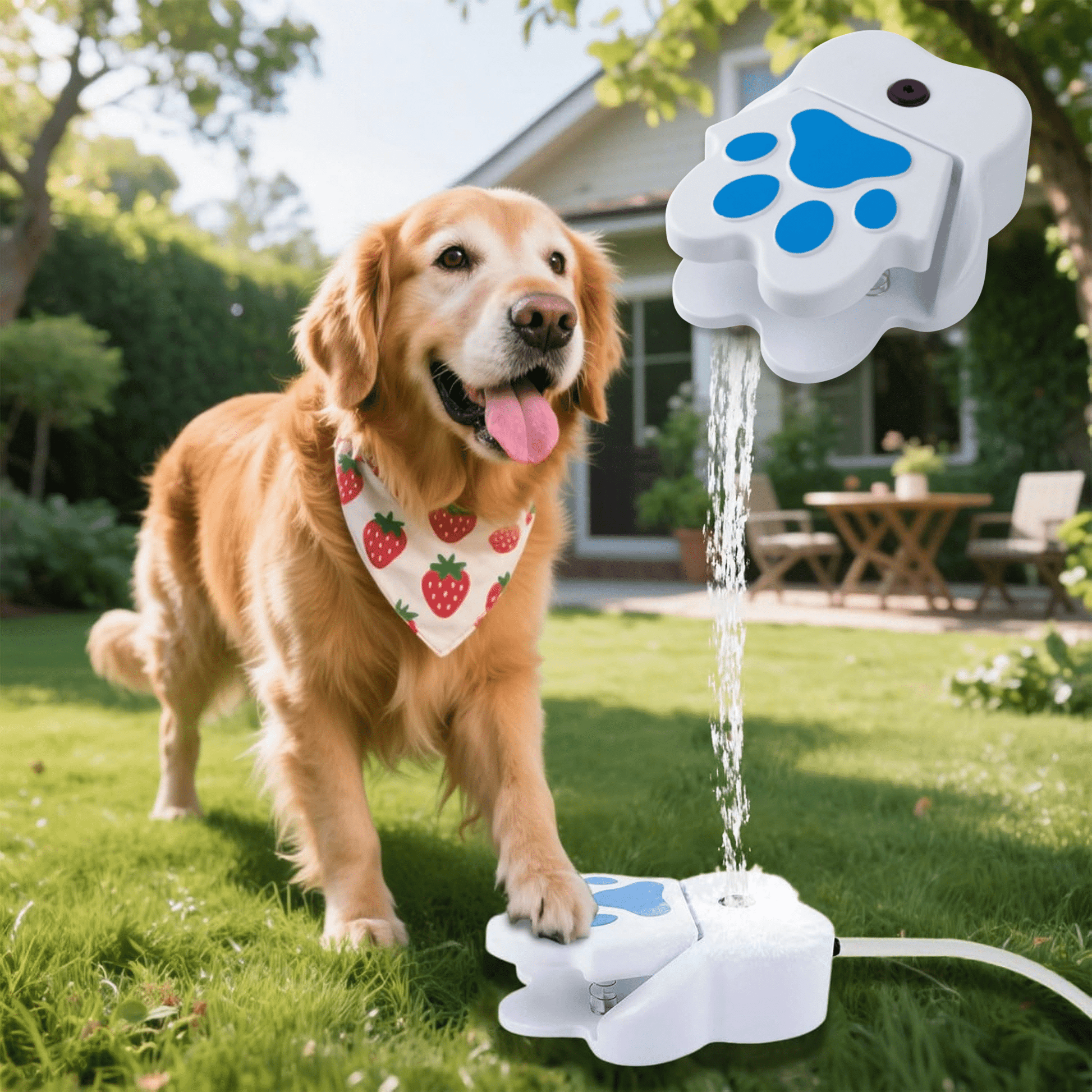 Pawsplash - Interactieve Verkoelende Hondenspeelfontein - Mivero