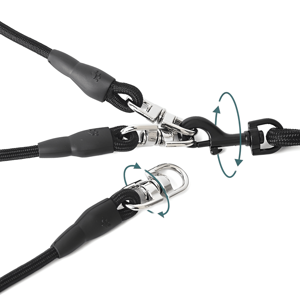 PawSync - Anti - Knoop Hondenriem - Mivero