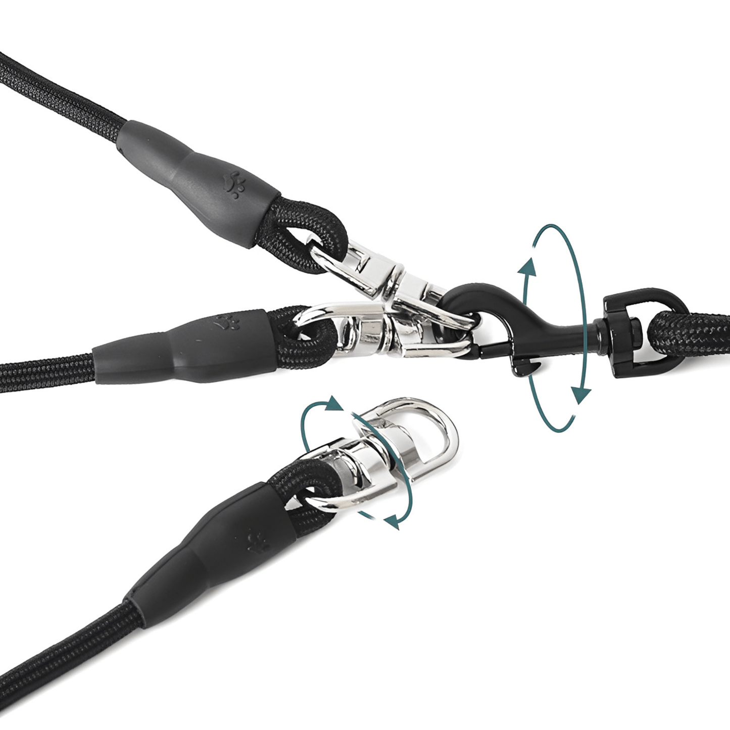 pawsync - anti - knoop hondenriem - mivero