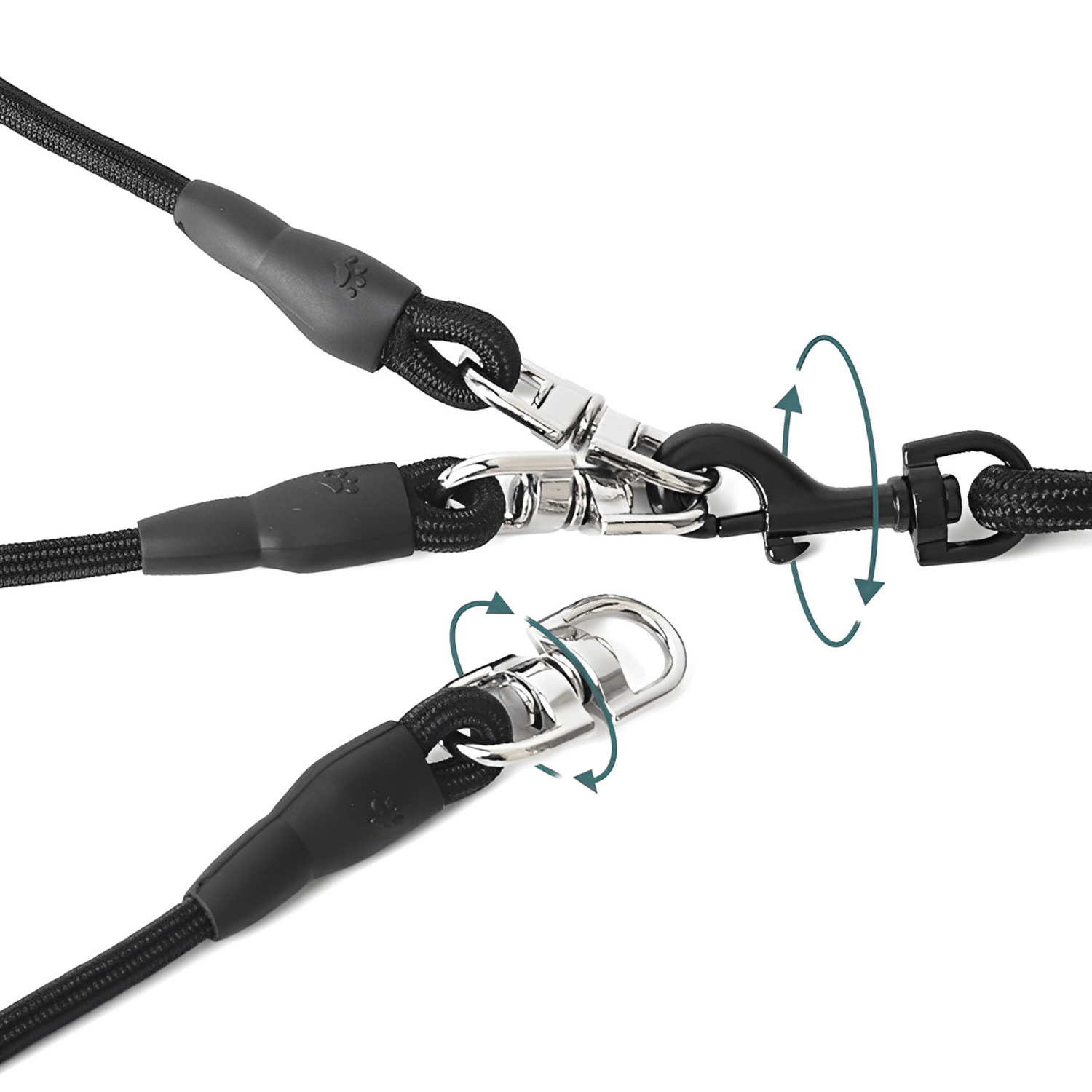 PawSync - Anti - Knoop Hondenriem - Mivero