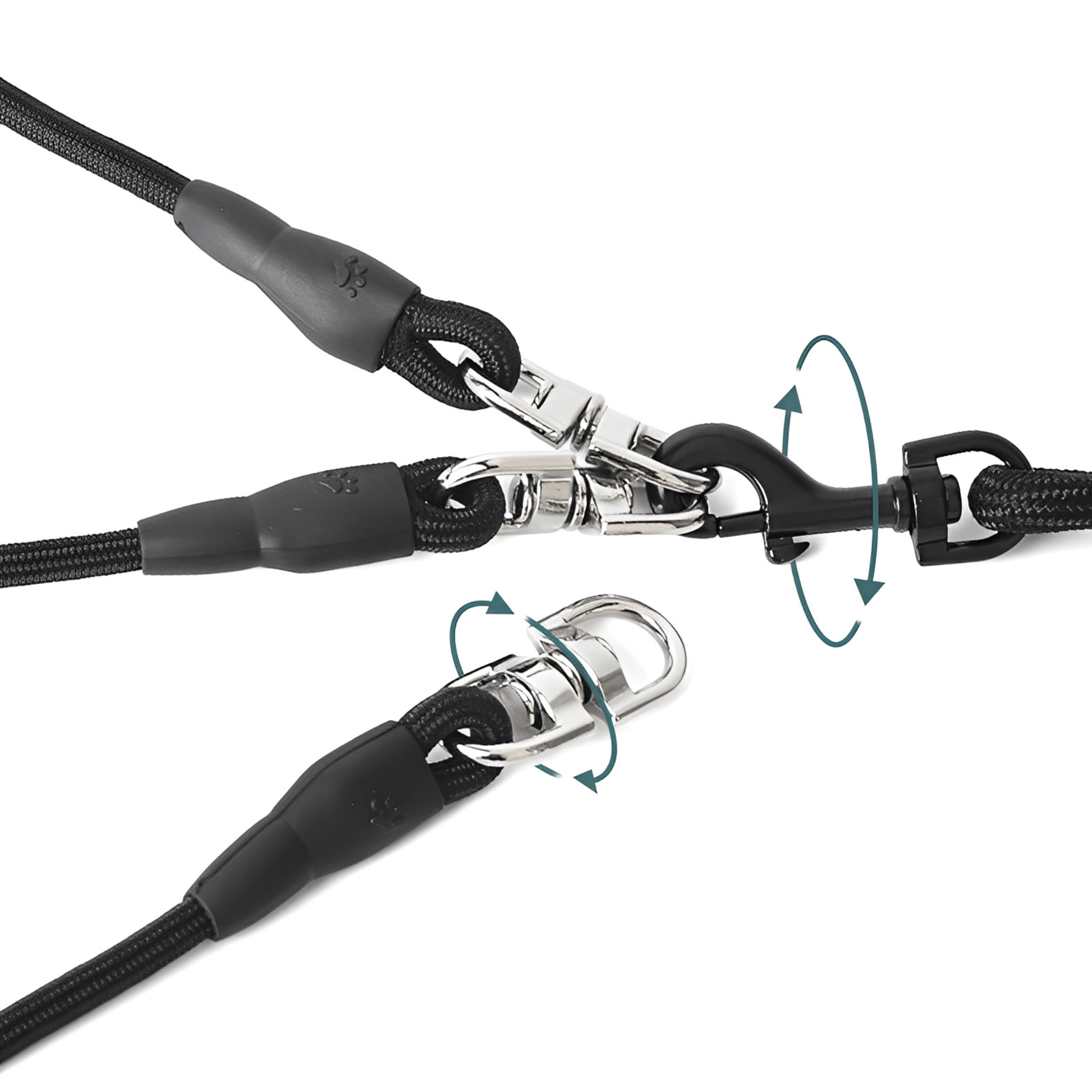 PawSync - Anti - Knoop Hondenriem - Mivero