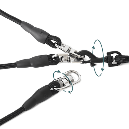 PawSync - Anti - Knoop Hondenriem - Mivero