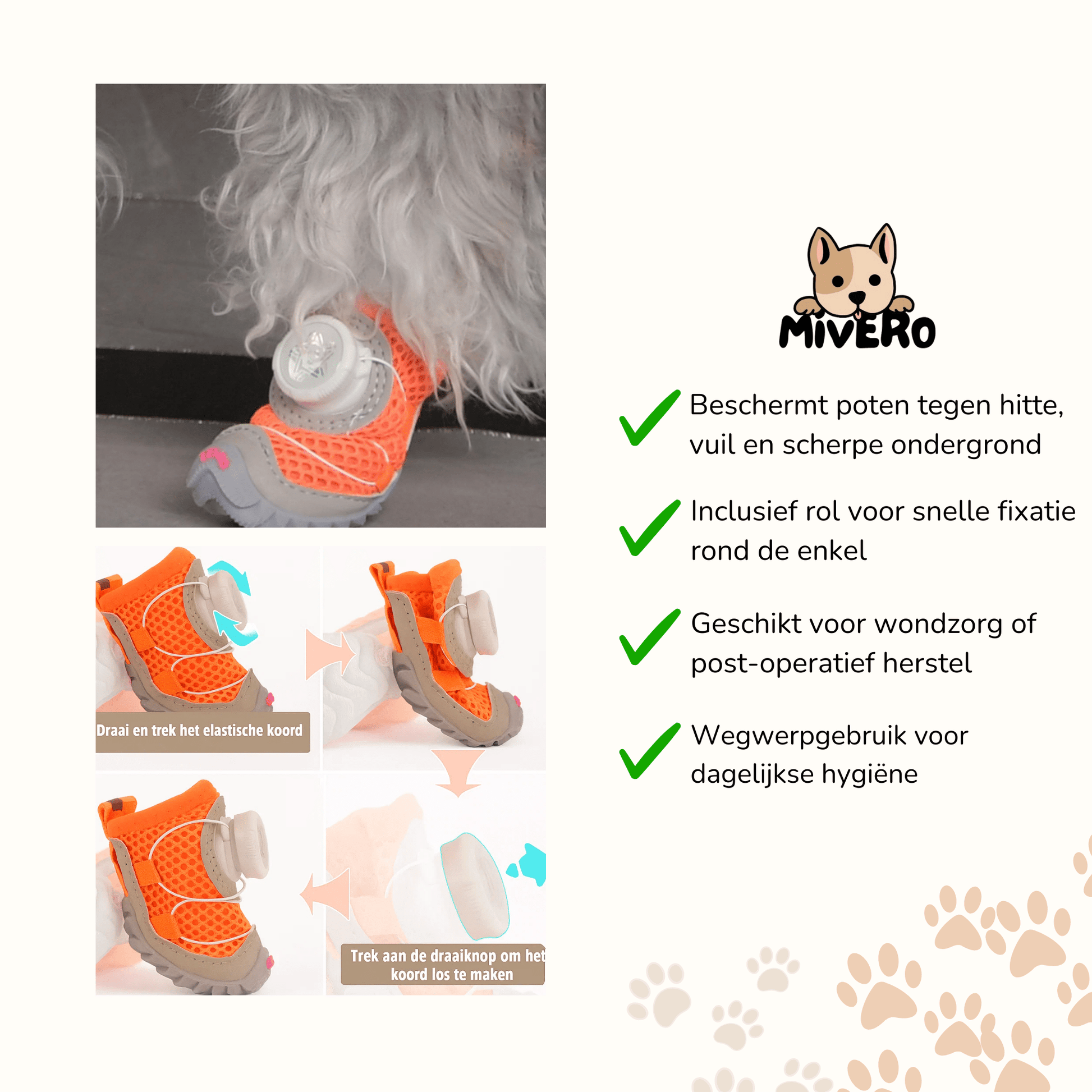 Pawtect - Hygiënische Wegwerp Hondschoentjes - Mivero