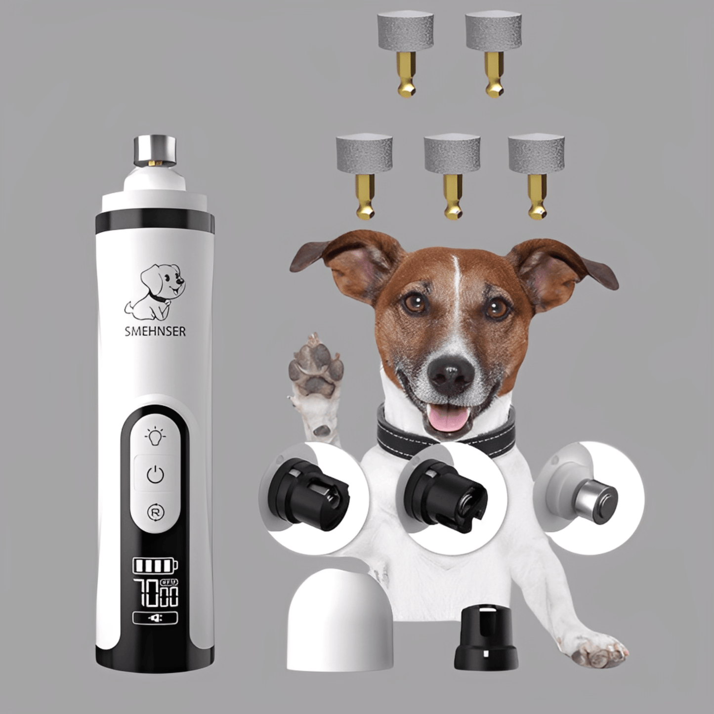 pedipet - stille elektrische huisdier nagelvijl - mivero