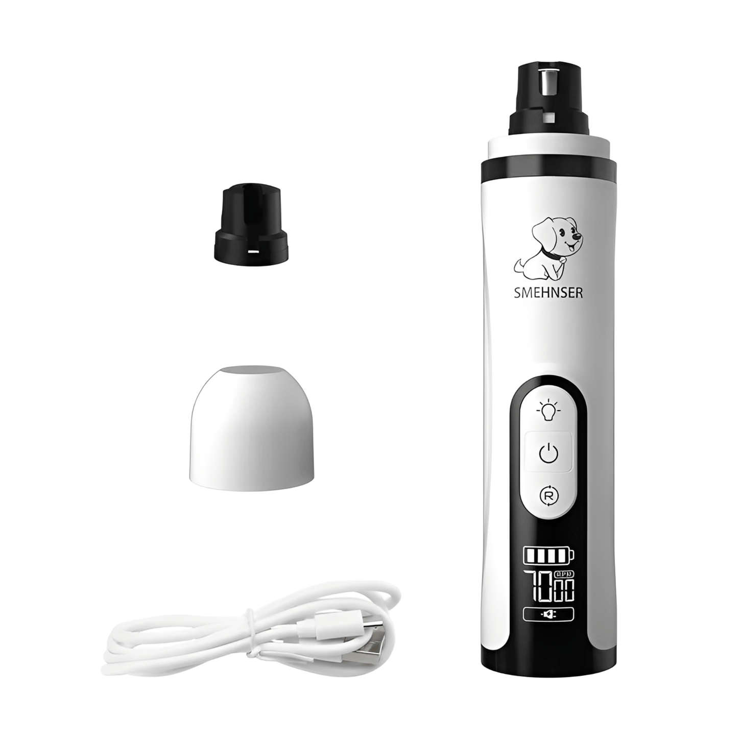 pedipet - stille elektrische huisdier nagelvijl - mivero