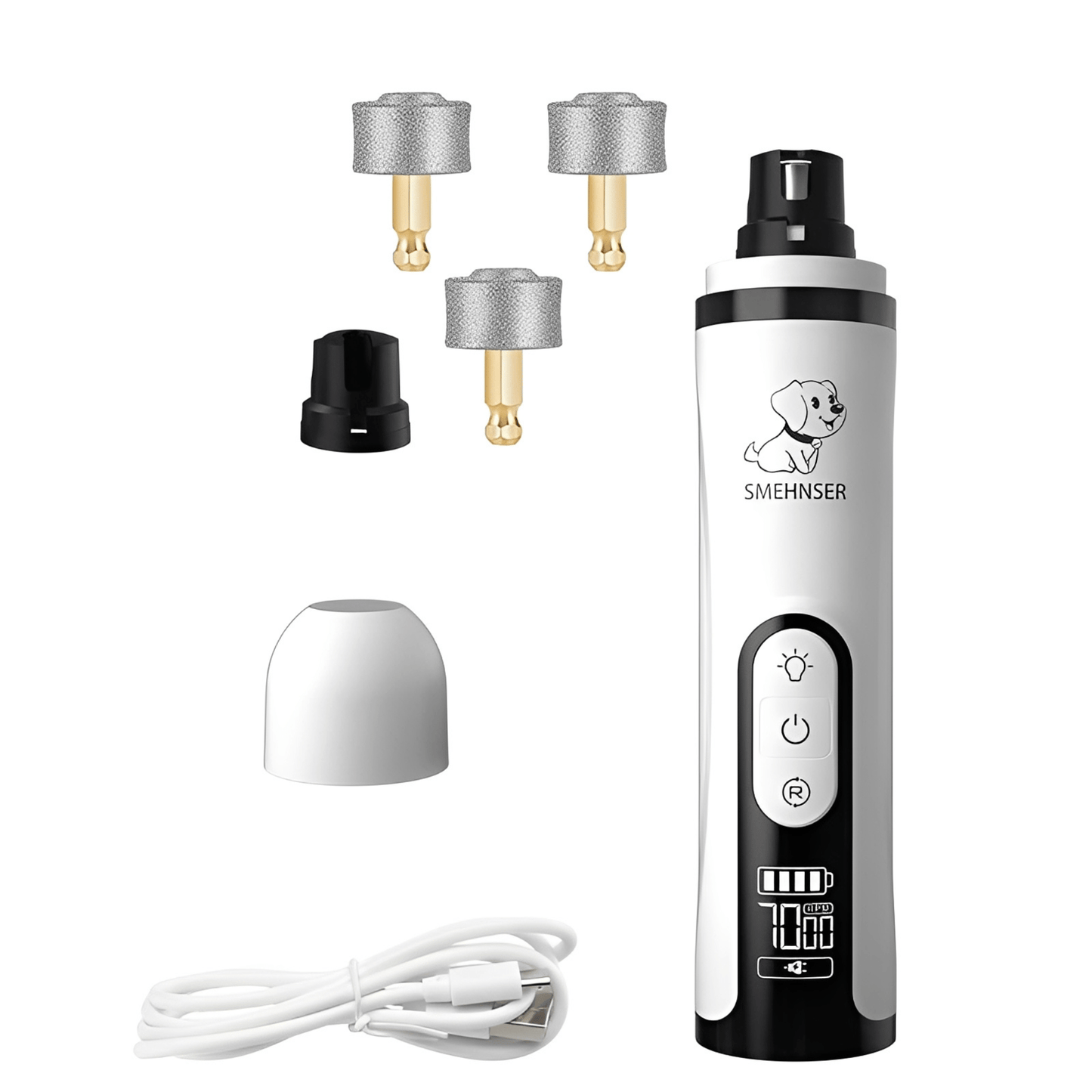 pedipet - stille elektrische huisdier nagelvijl - mivero